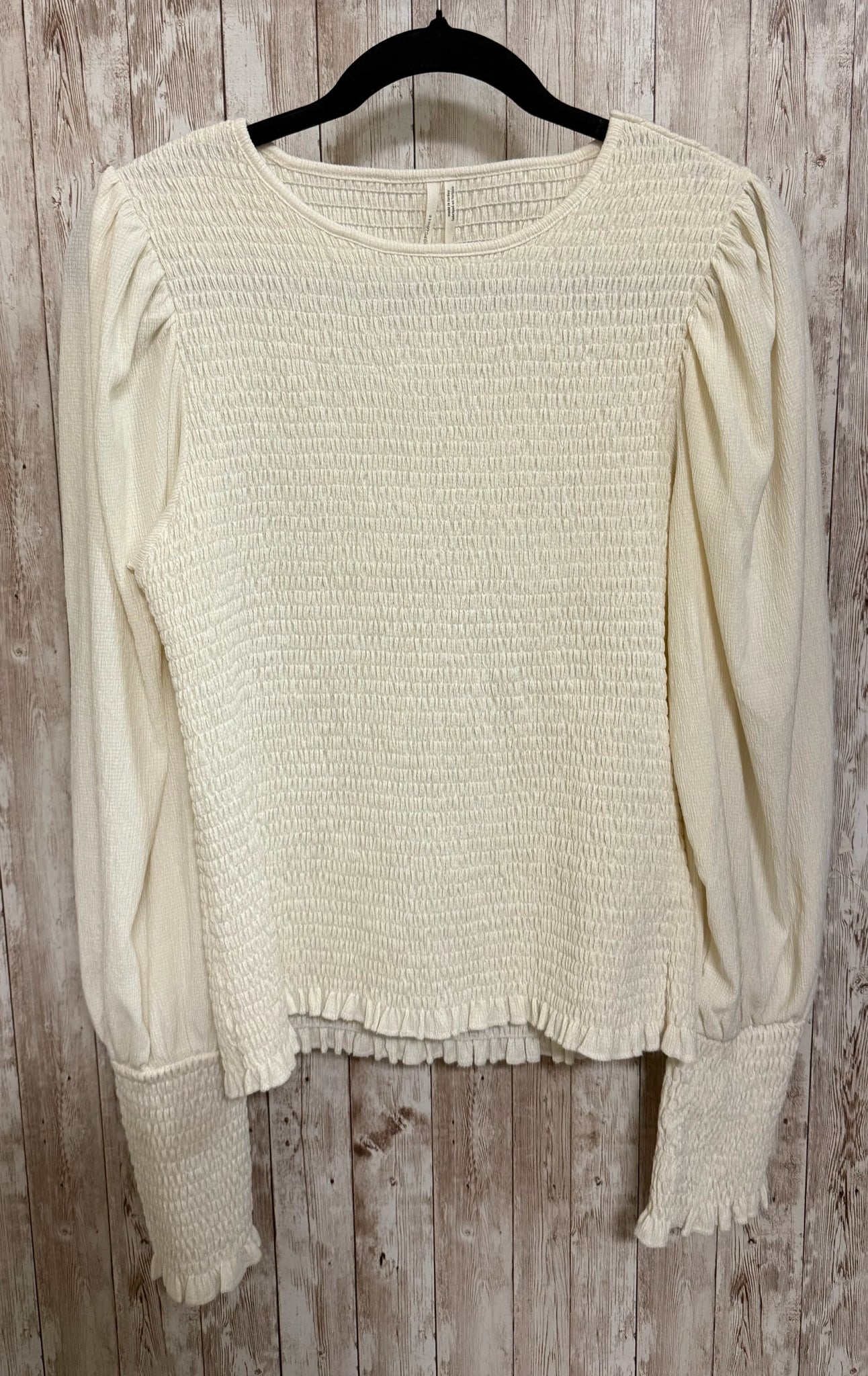 Size L ANTHROPOLOGIE Cream Top