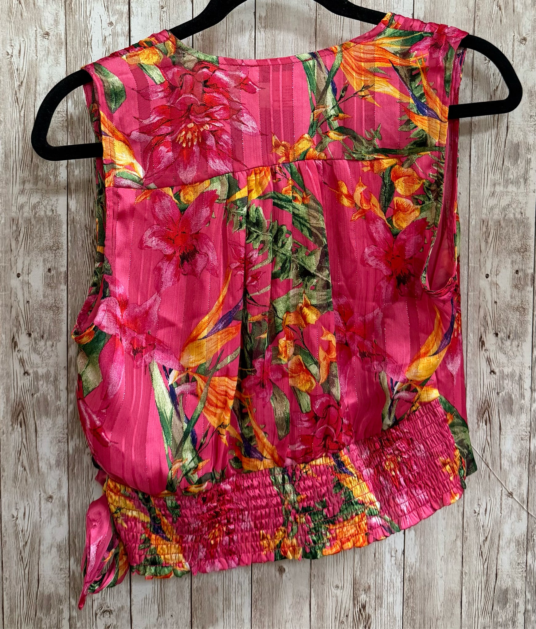 Size S CUPCAKES AND CASHMERE Pink Print Top
