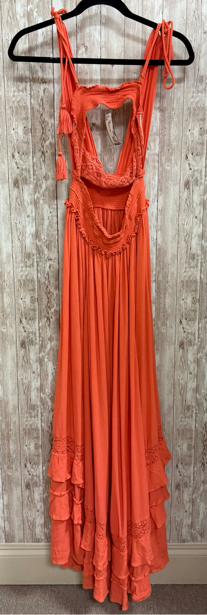Size XS FREE PEOPLE Orange Dress