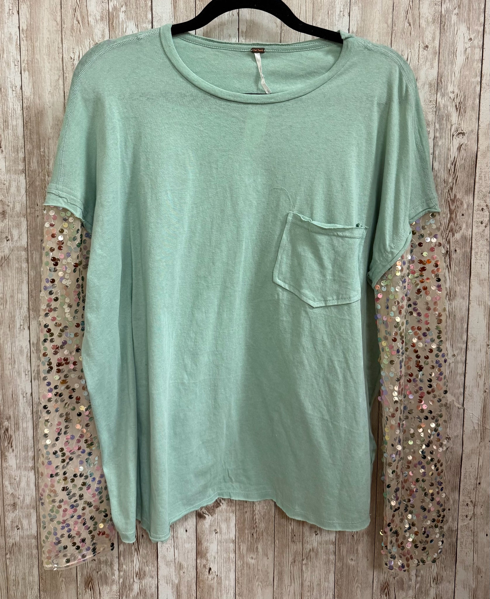 Size S FREE PEOPLE Green Top