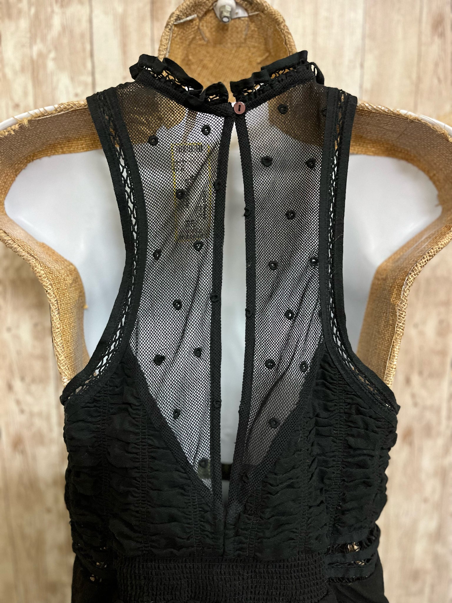Size M FREE PEOPLE Black Top