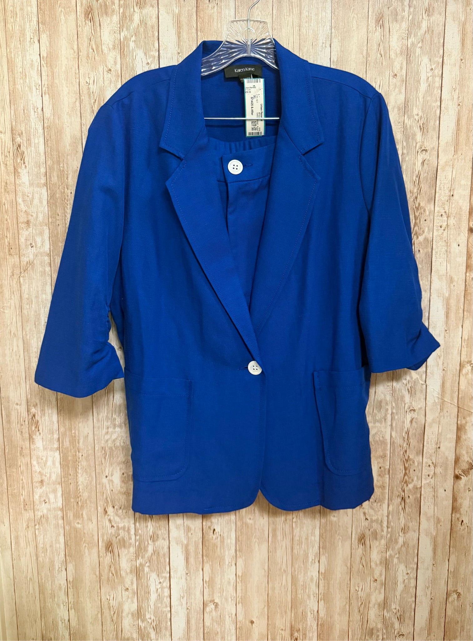 KAREN KANE Size XL Royal Blue 2 PC SET