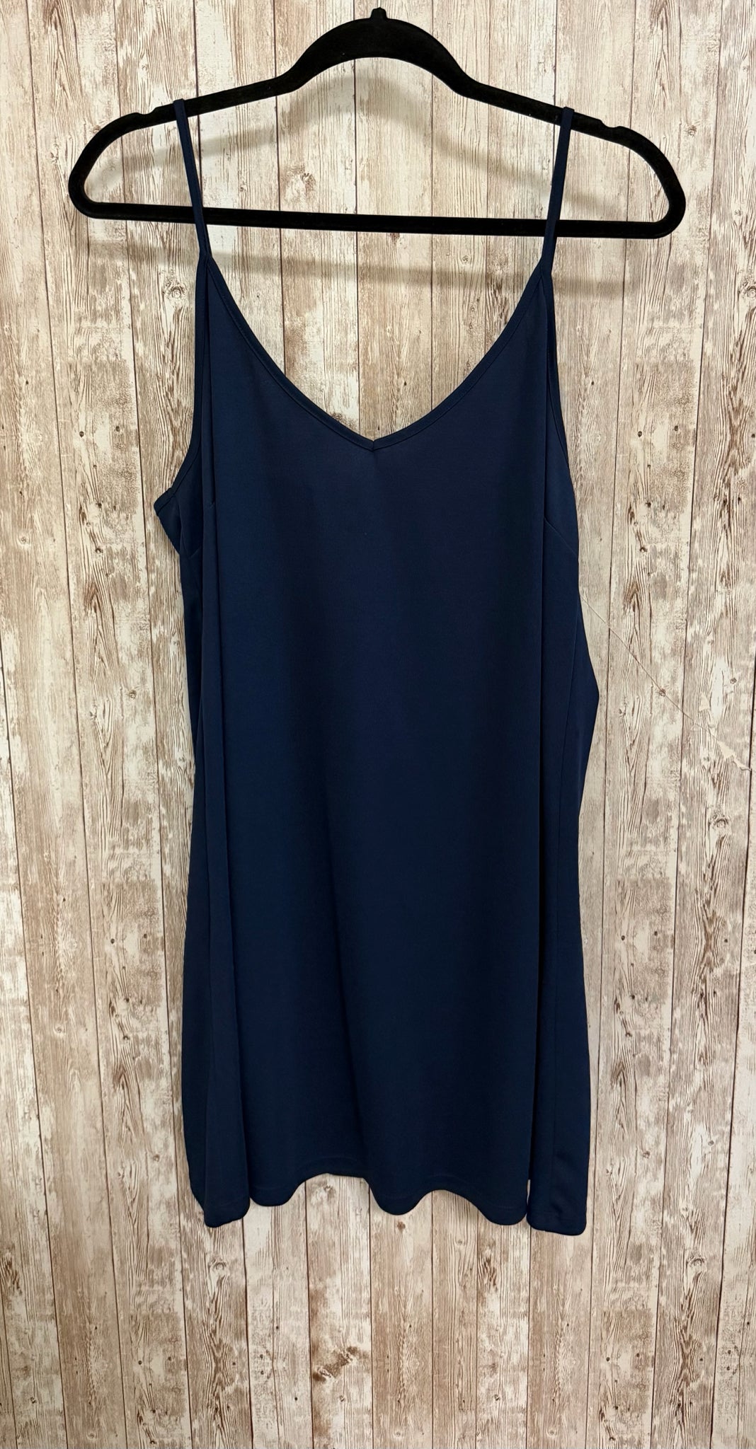 Size XL BOSTON PROPER Navy 2 PC Dress