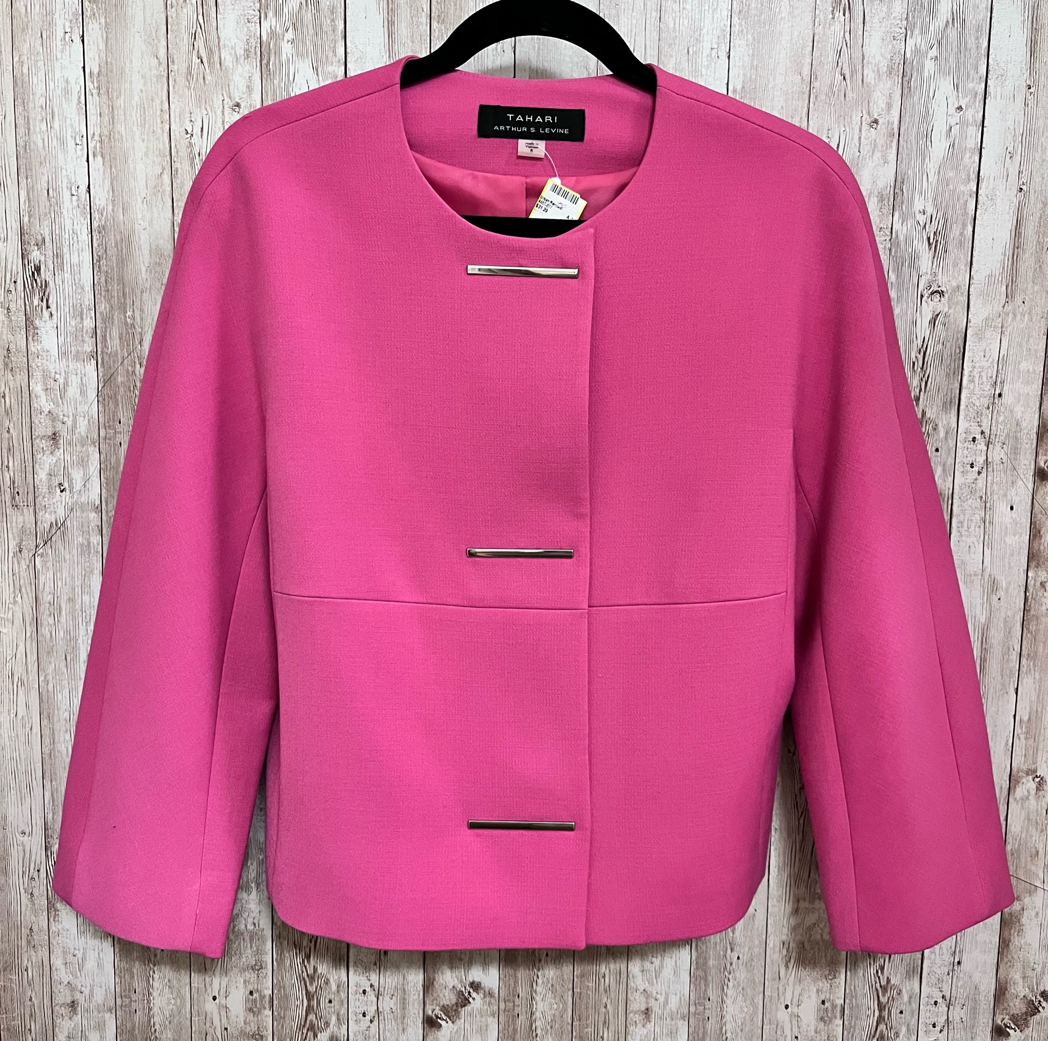 TAHARI Size 8 Pink Jacket