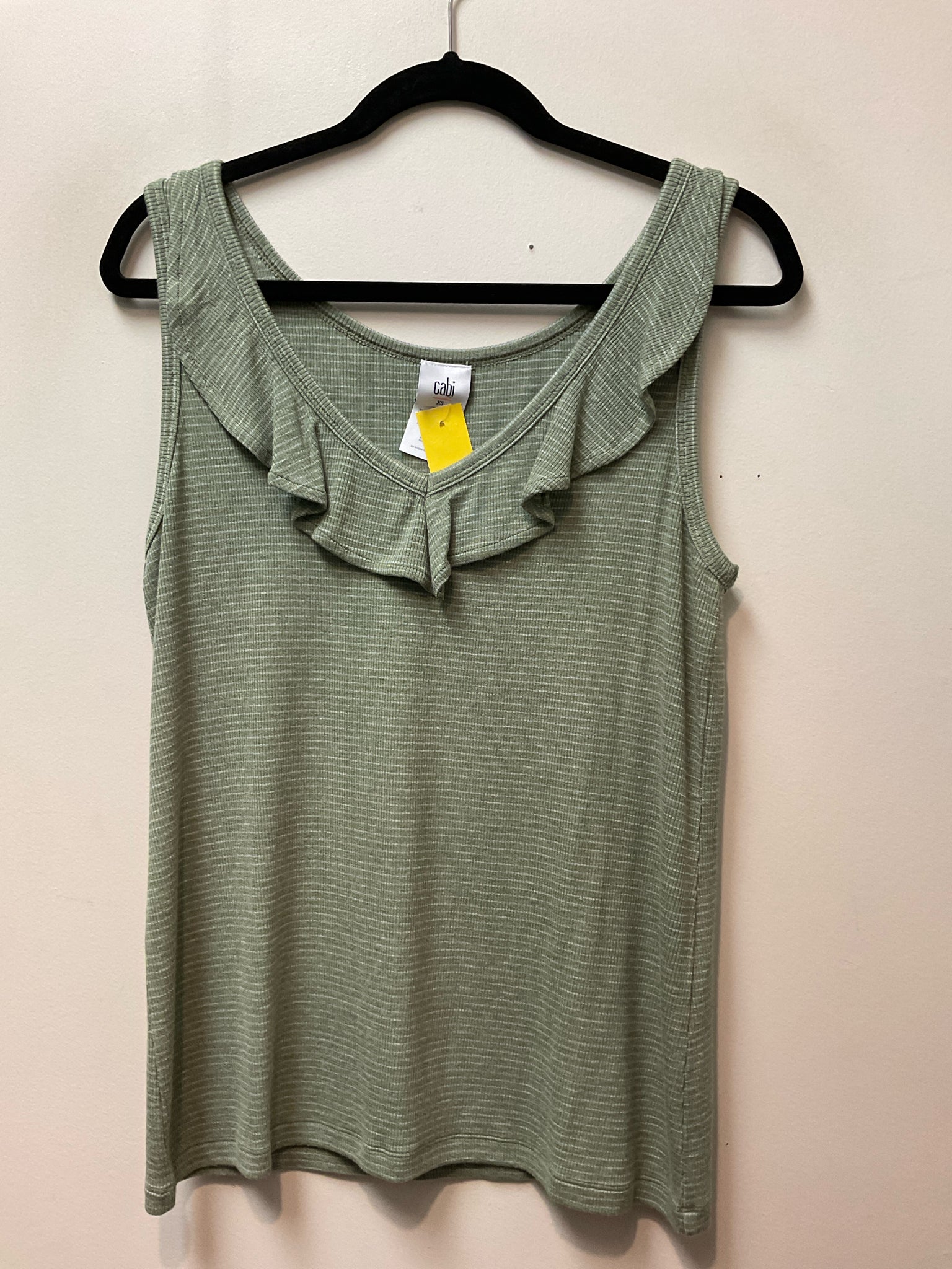 Size XS CABI Olive Print Top