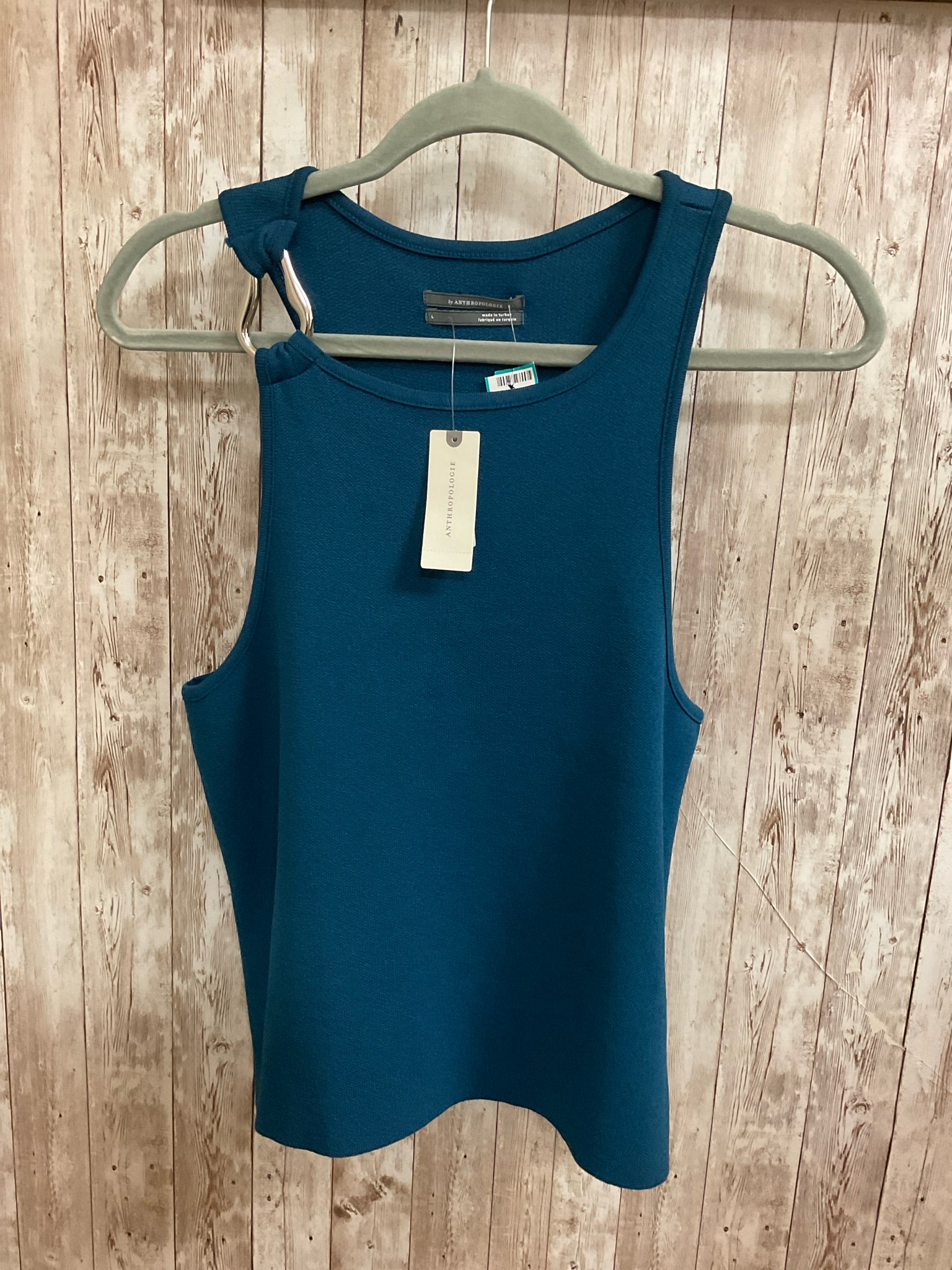 Size L ANTHROPOLOGIE Teal Top