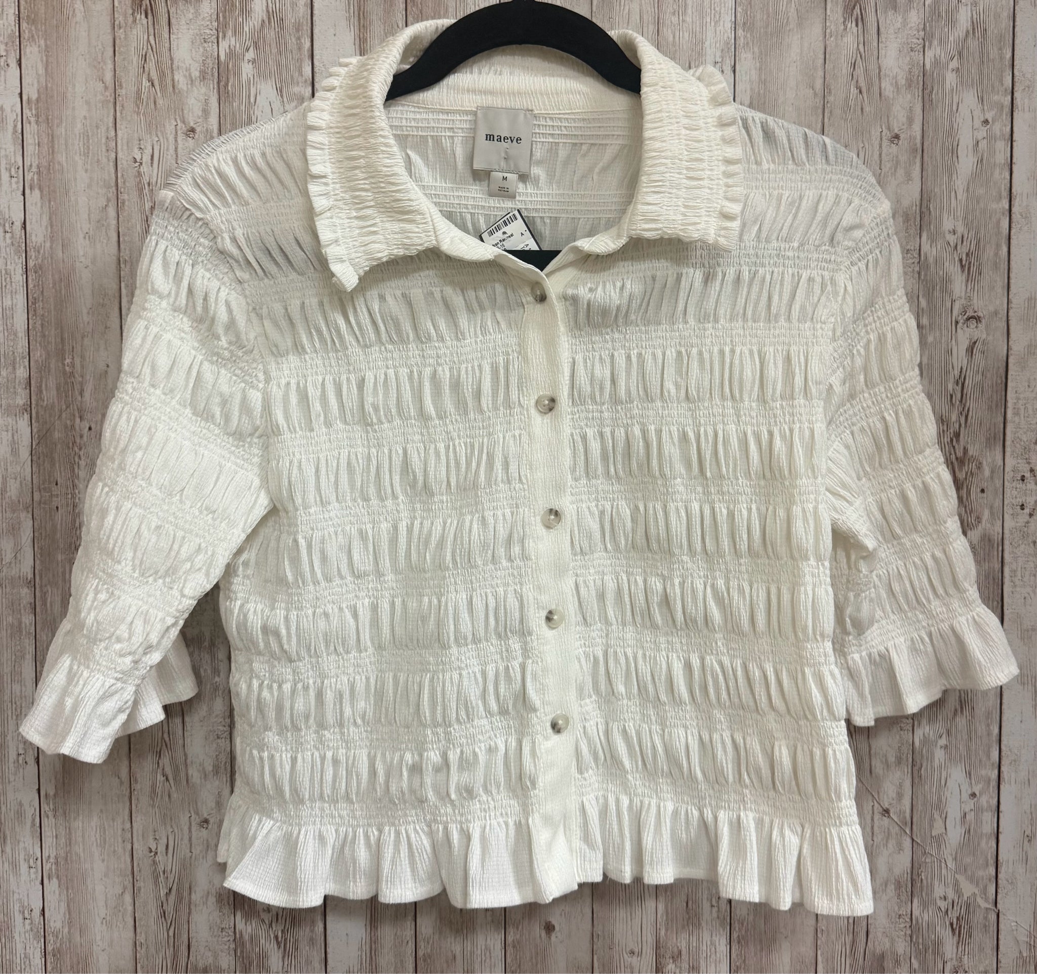 Size M MAEVE Cream Top