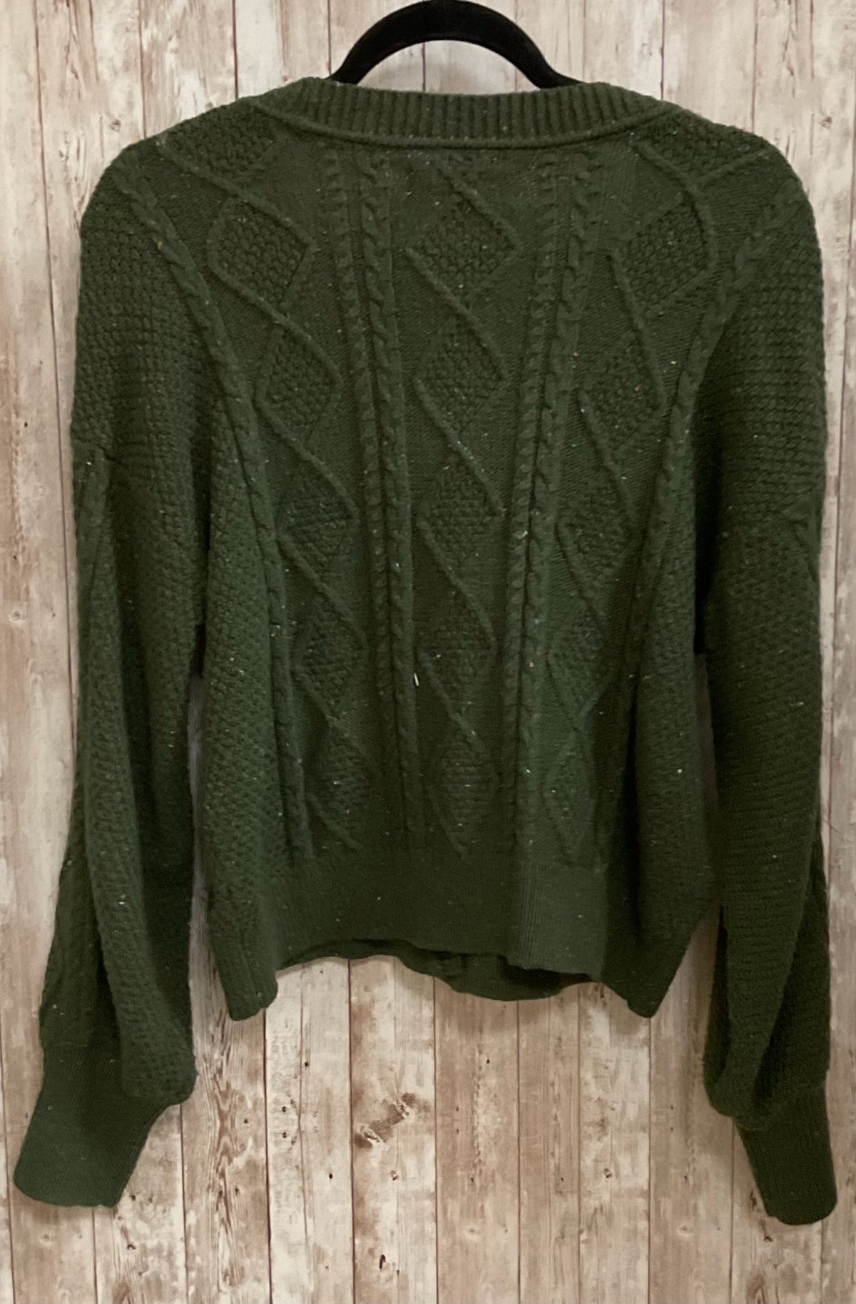 Size L LOFT Olive Cardigan