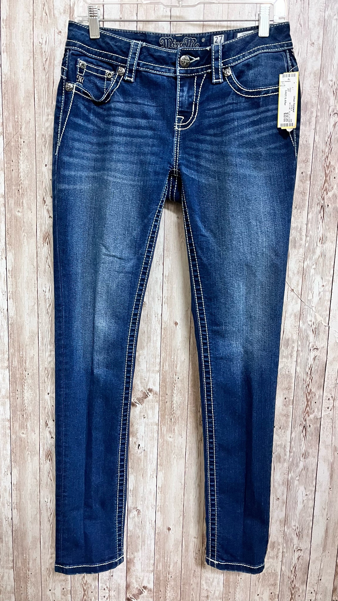 MISS ME Size 27 BLUE DENIM Jeans