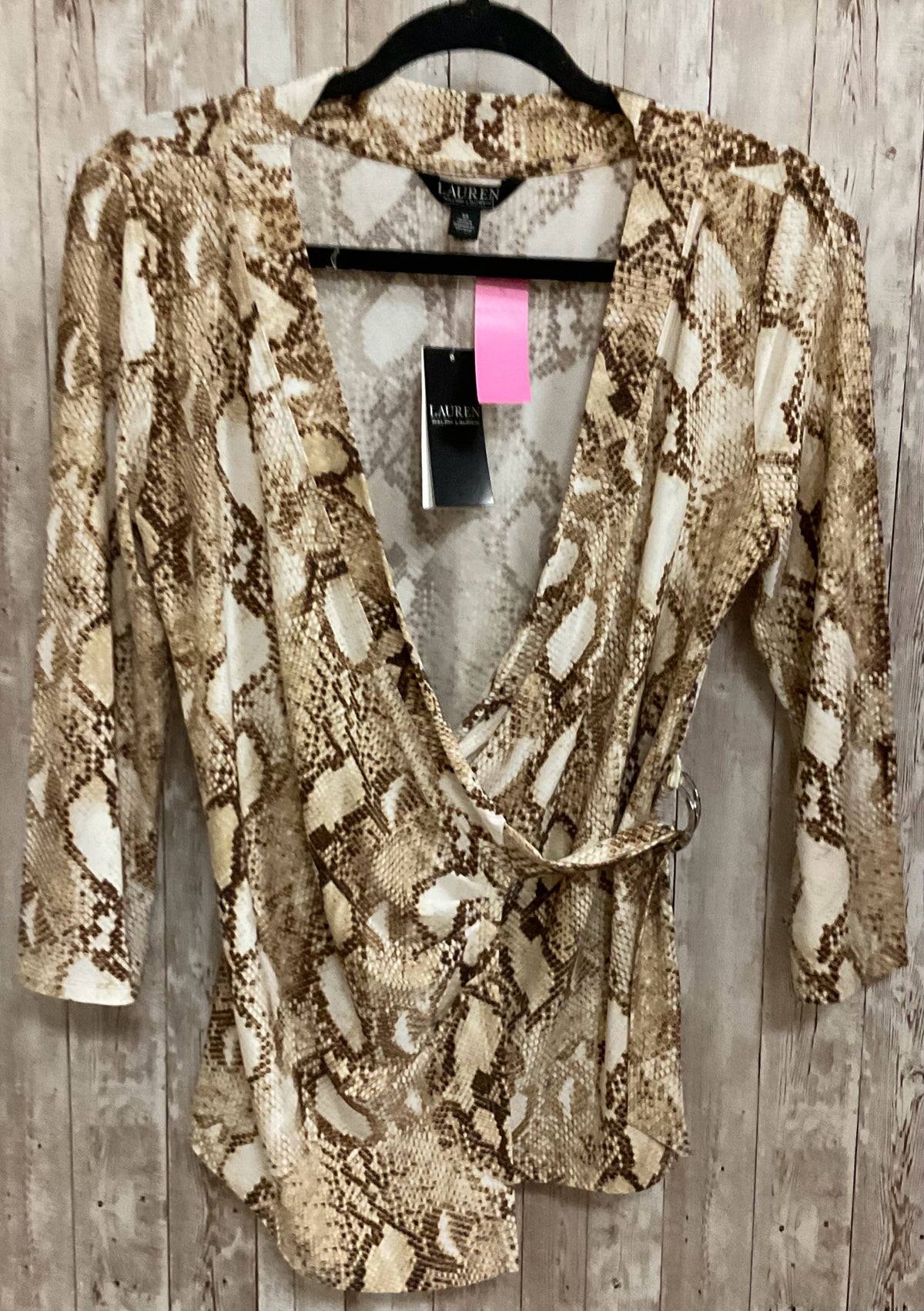 Size M LAUREN RALPH LAUREN SNAKE Top