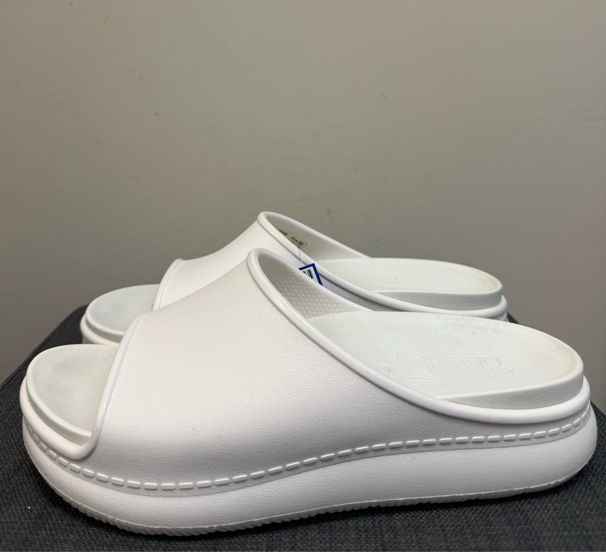 7.5 DANSKO White Sandals