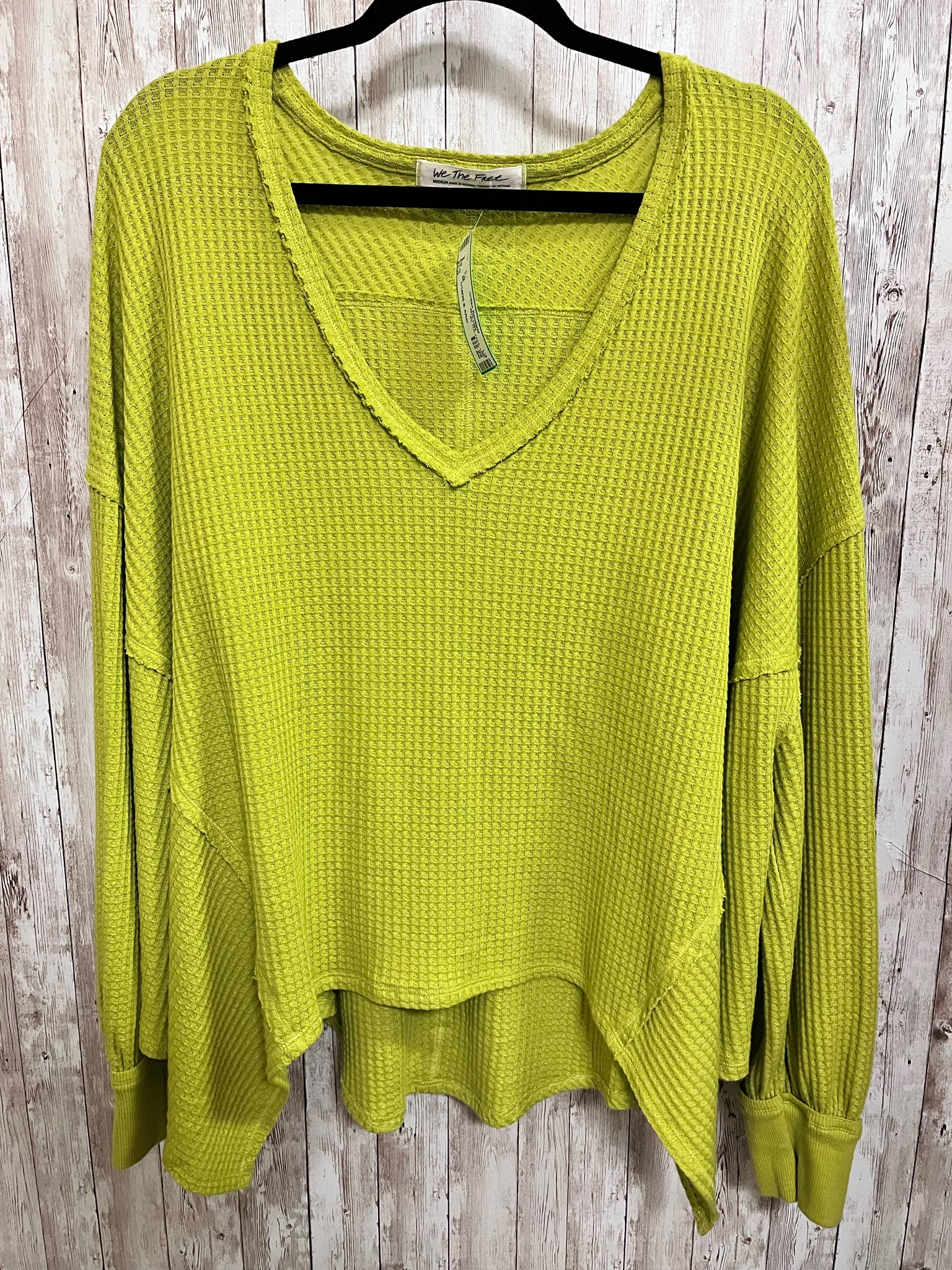 Size M WE THE FREE LIME Top