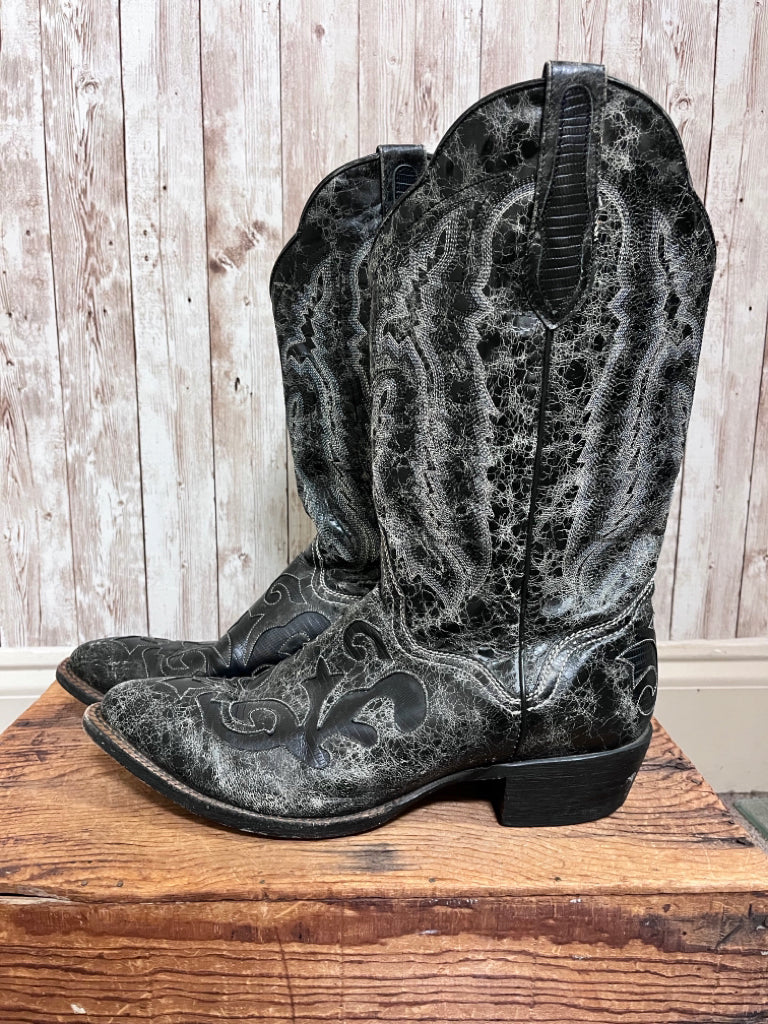 J.B.DILLON 10.5 Black Boots