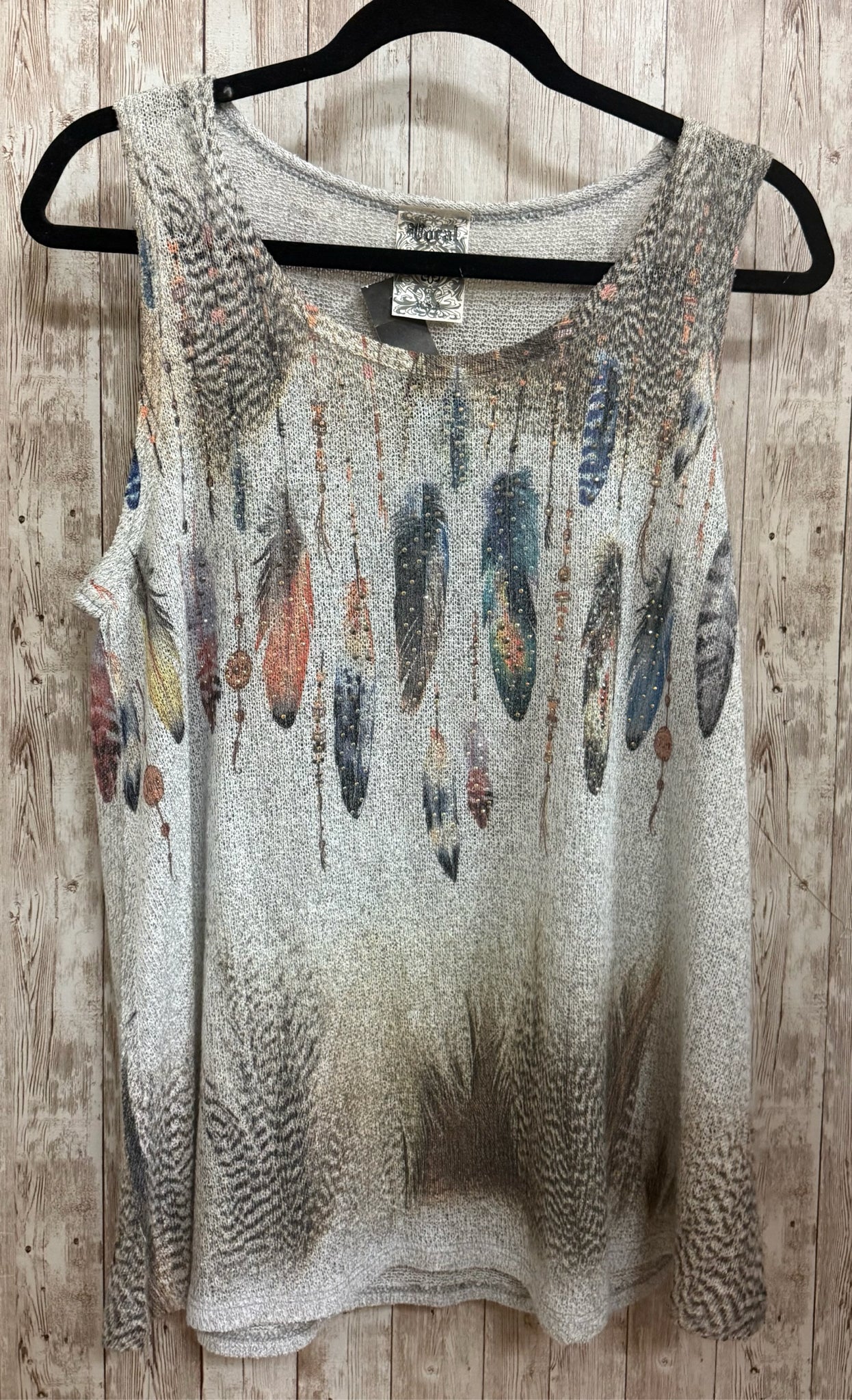 Size L VOCAL Gray Top