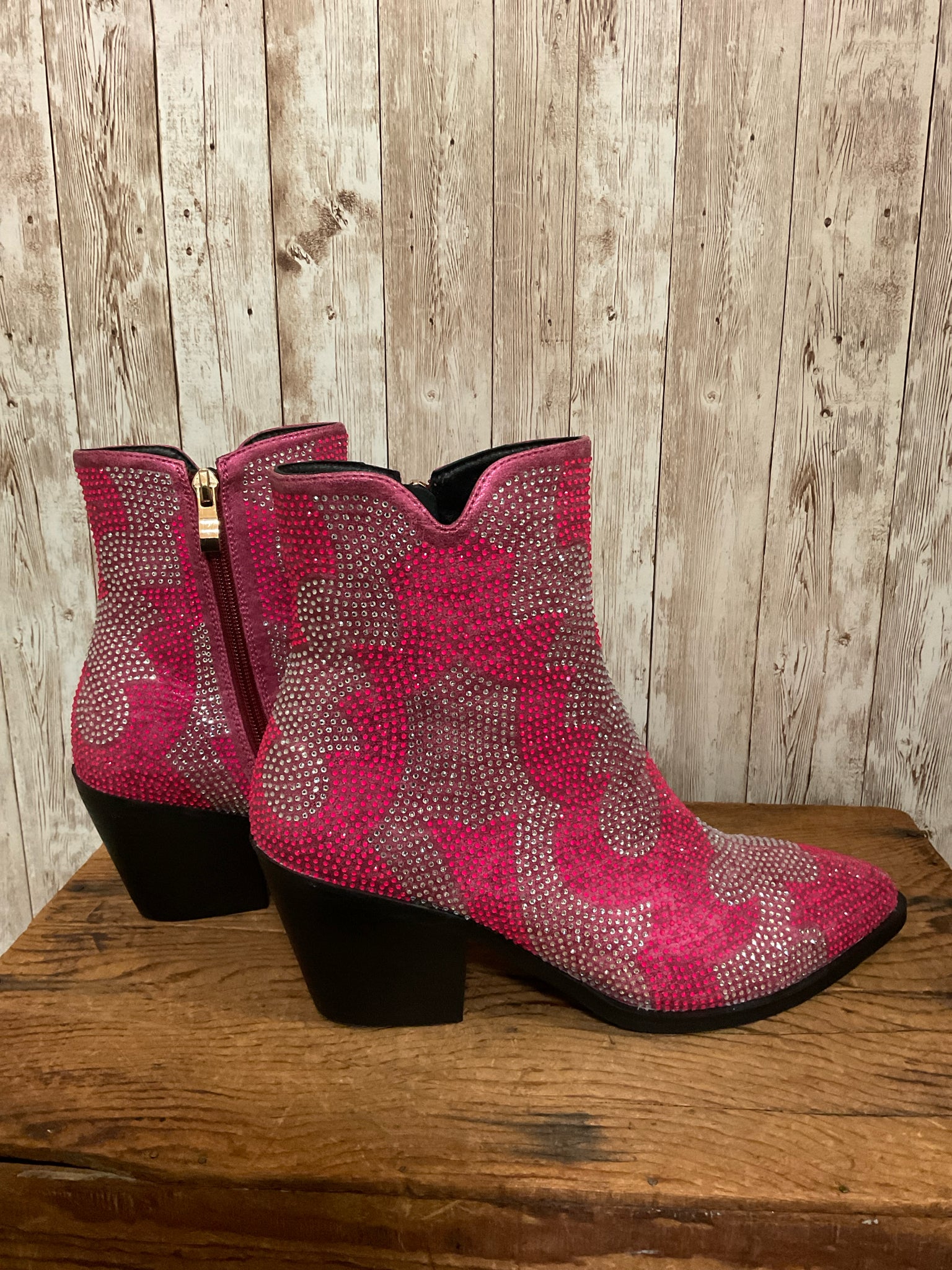 9 NINETY UNION Pink Boots