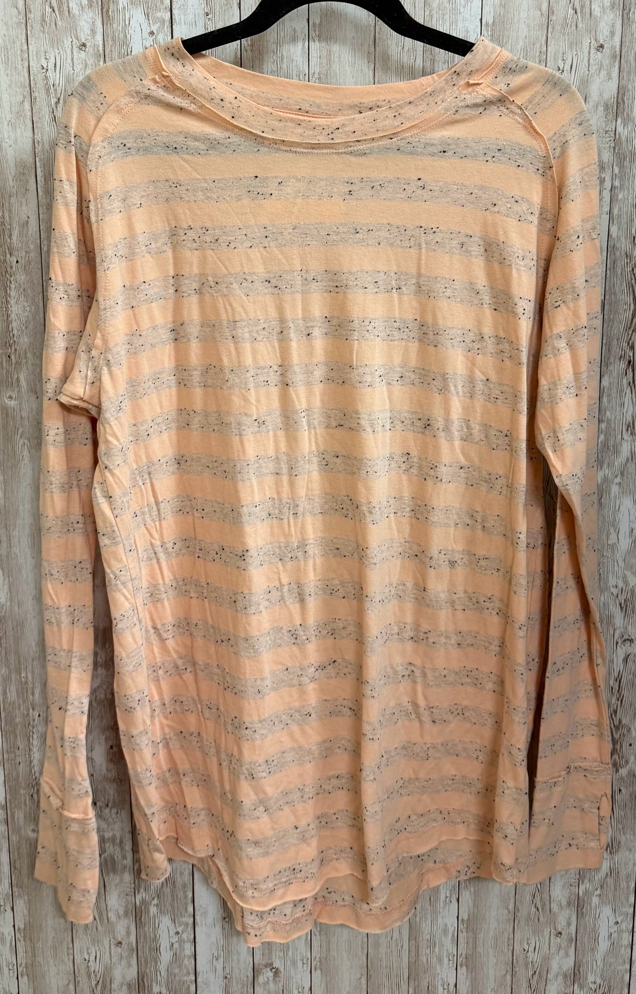 Size S FREE PEOPLE Peach Stripe Top