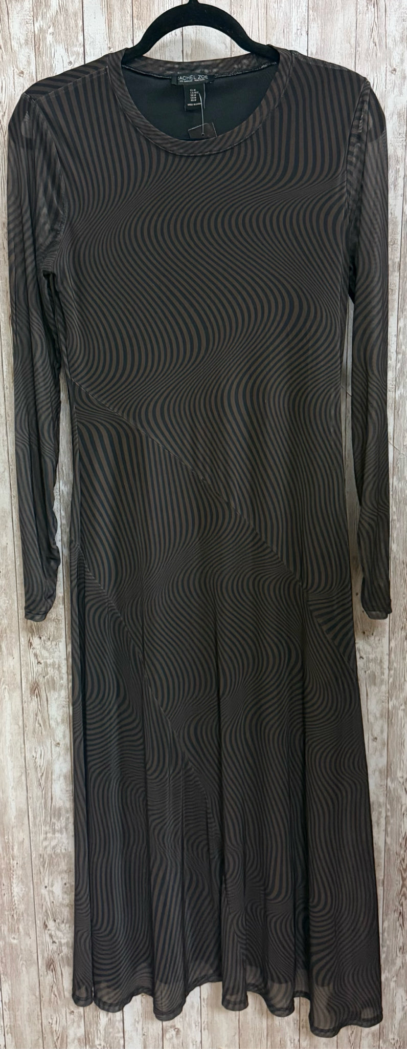 Size M RACHEL ZOE BROWN AND BLACK Dress