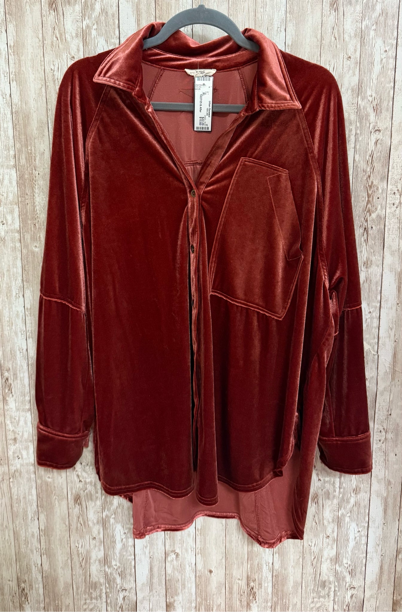 Size XL EASEL RUST Top