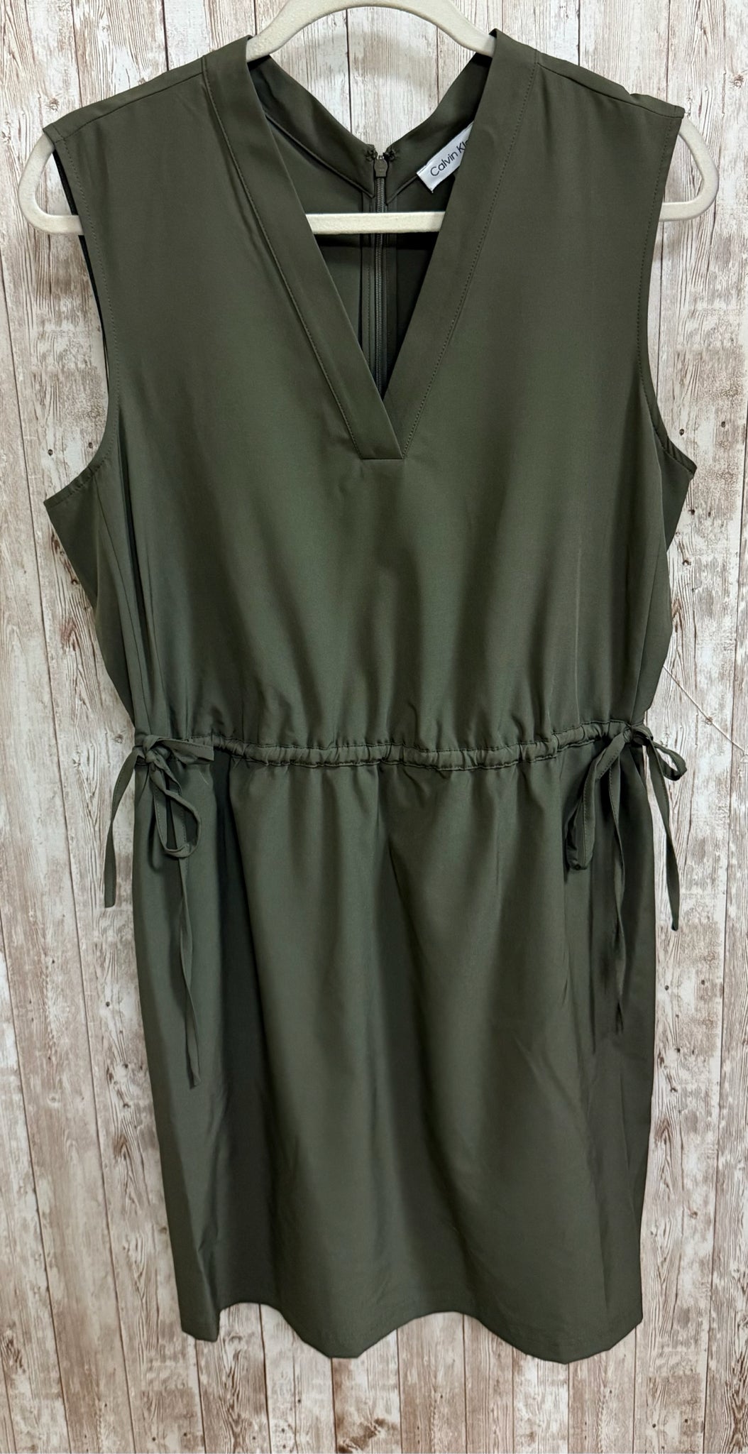 Size 12 CALVIN KLEIN Olive Dress