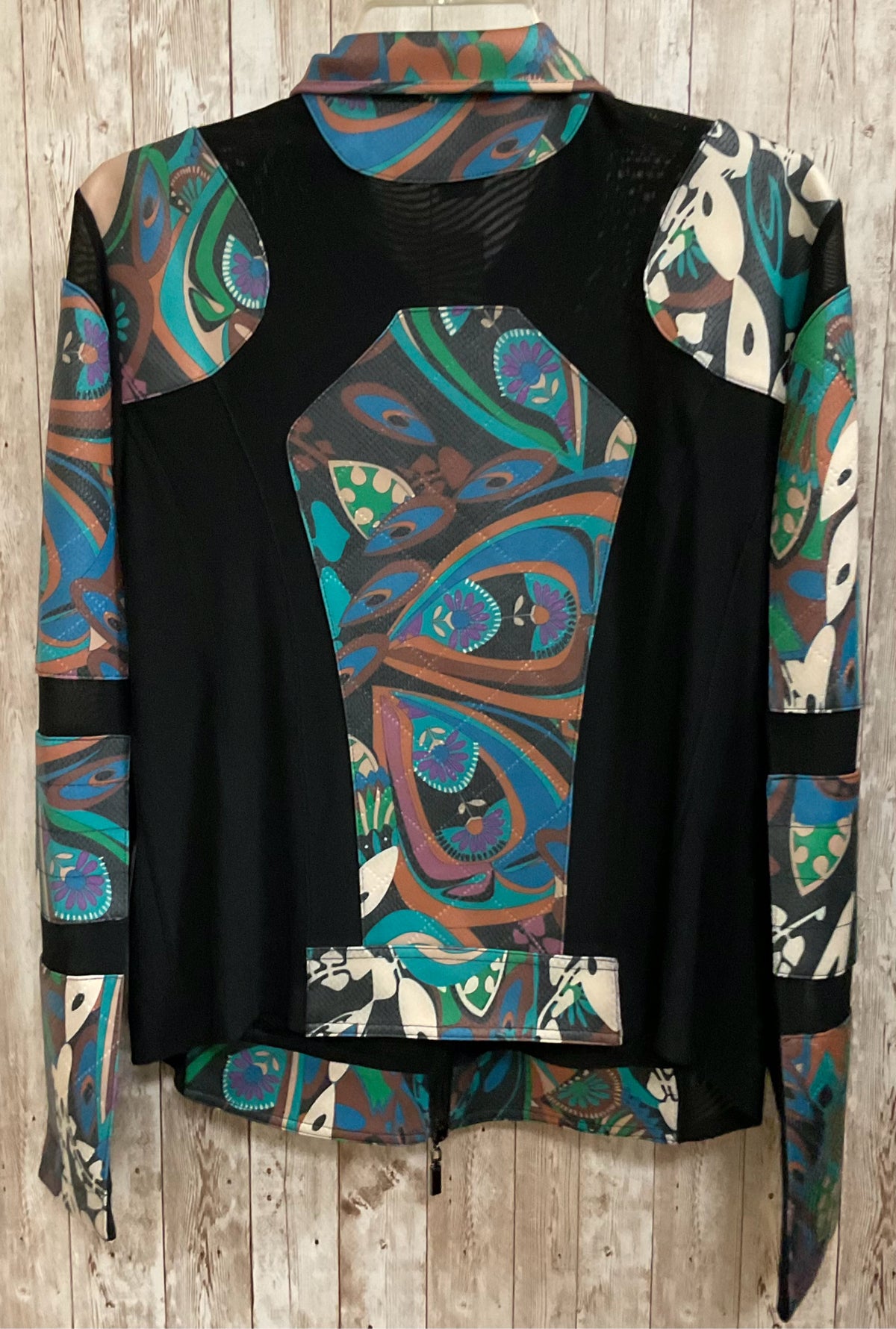 Size L OO LA LA BLACK MULTI Jacket