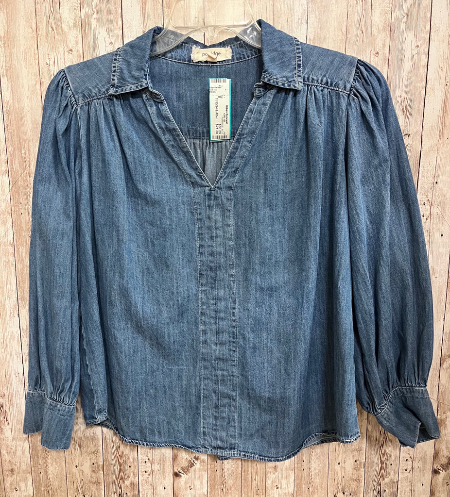 PORRIDGE Size S BLUE DENIM Top