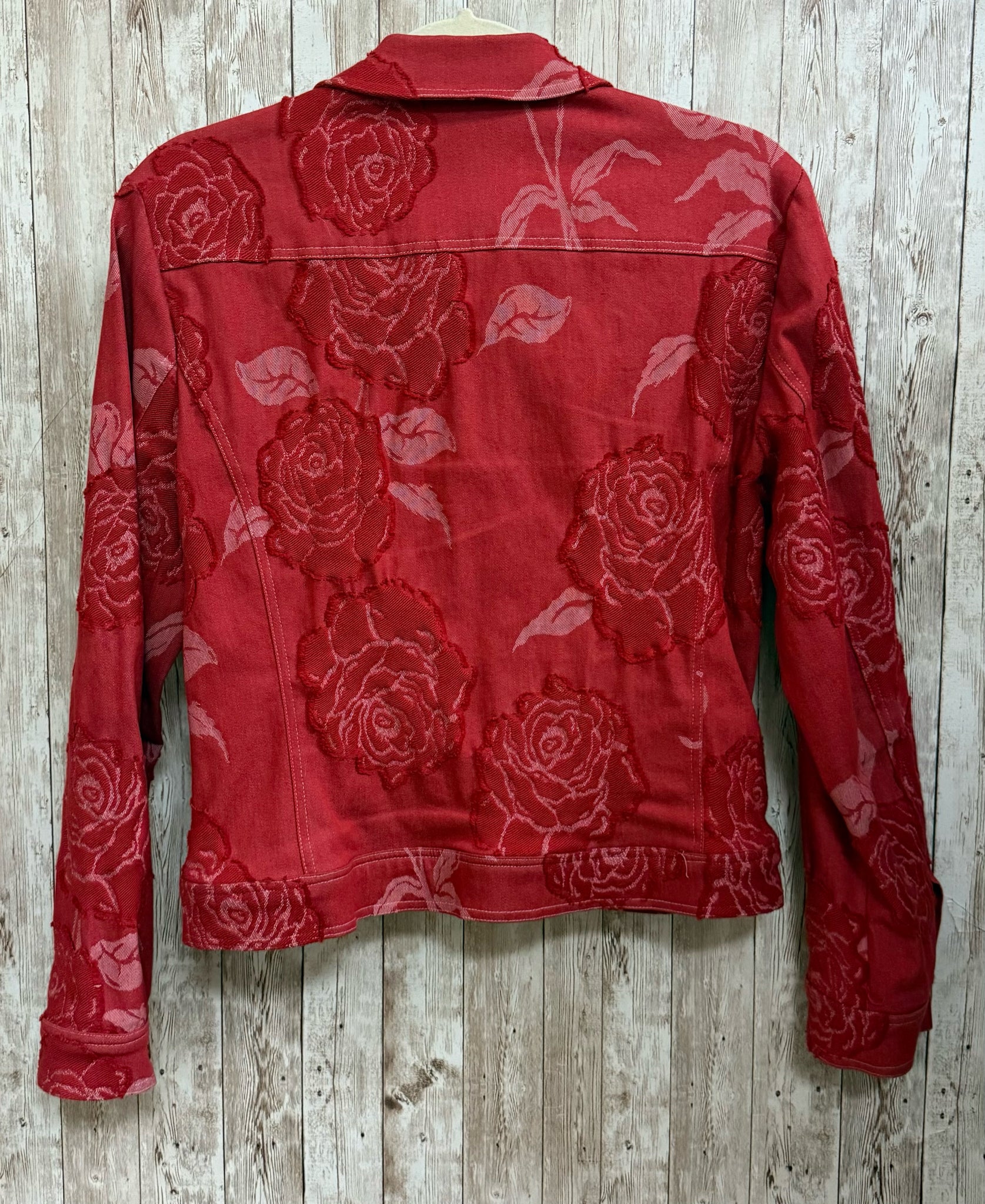 Size 4 ELLIOTT LAUREN RED DENIM Jacket