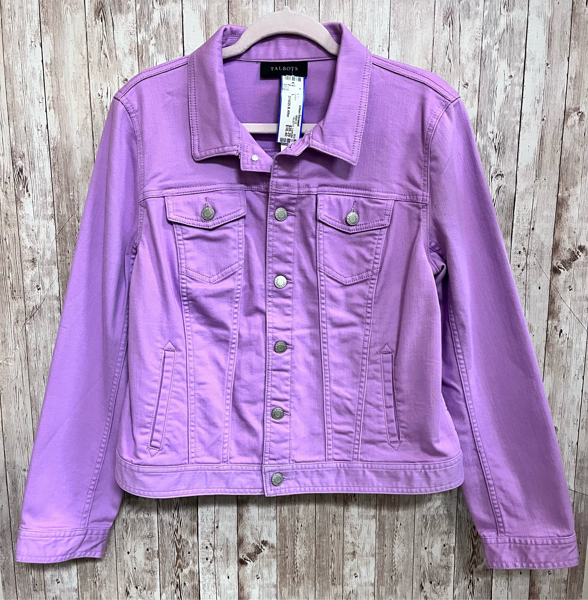 TALBOTS Size L Lavender Jacket