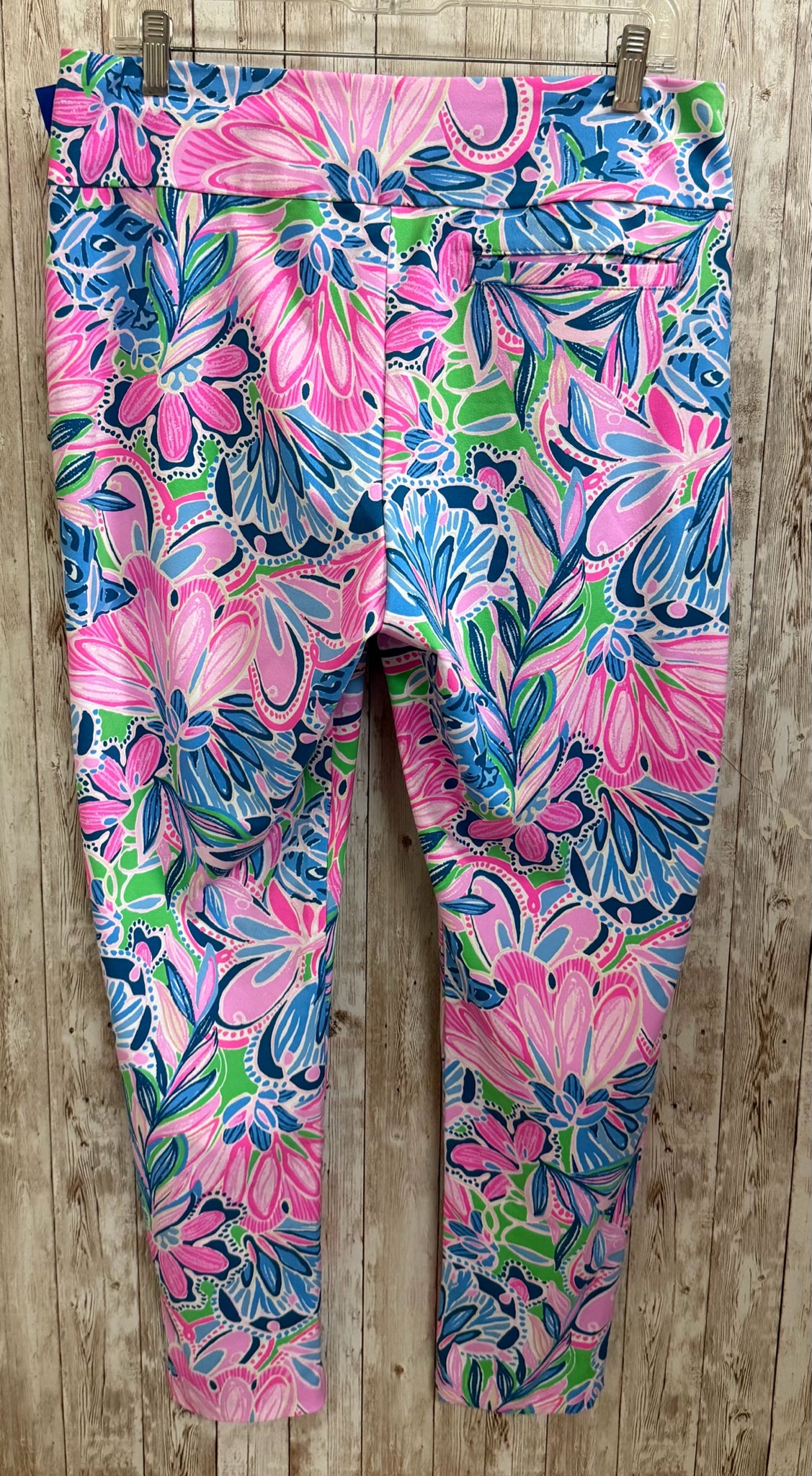 Size 12 LILLY PULITZER PINK FLORAL Pants