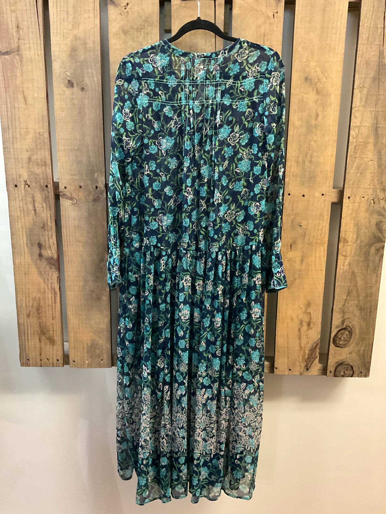 Size XS FREE PEOPLE BLUE AND GREEN Dress