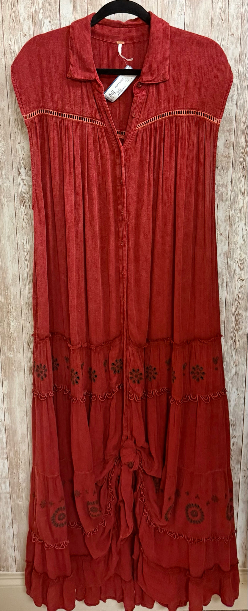 FREE PEOPLE Size S RUST Dress