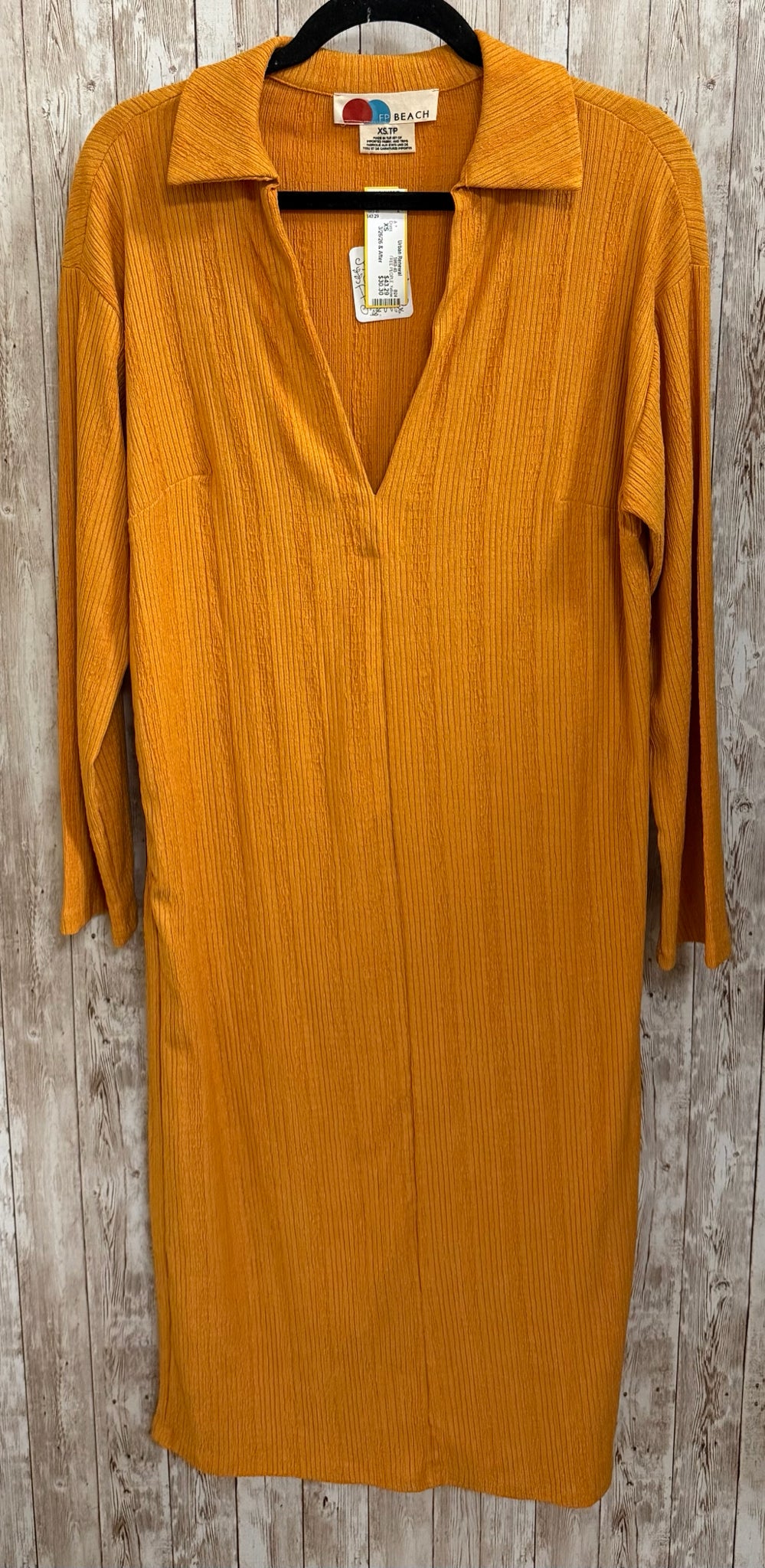 Size XS FREE PEOPLE Yellow Dress