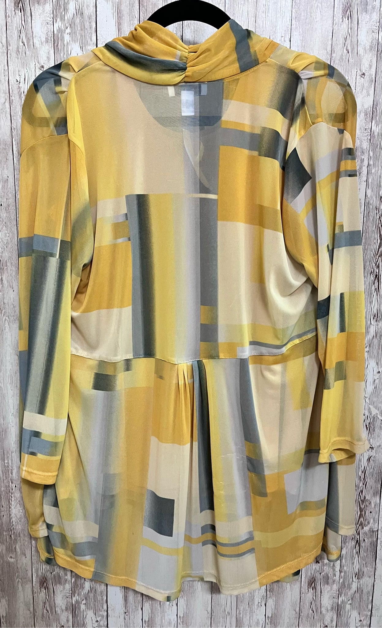 SUSAN GRAVER Size M yellow and gray 2 PC Top