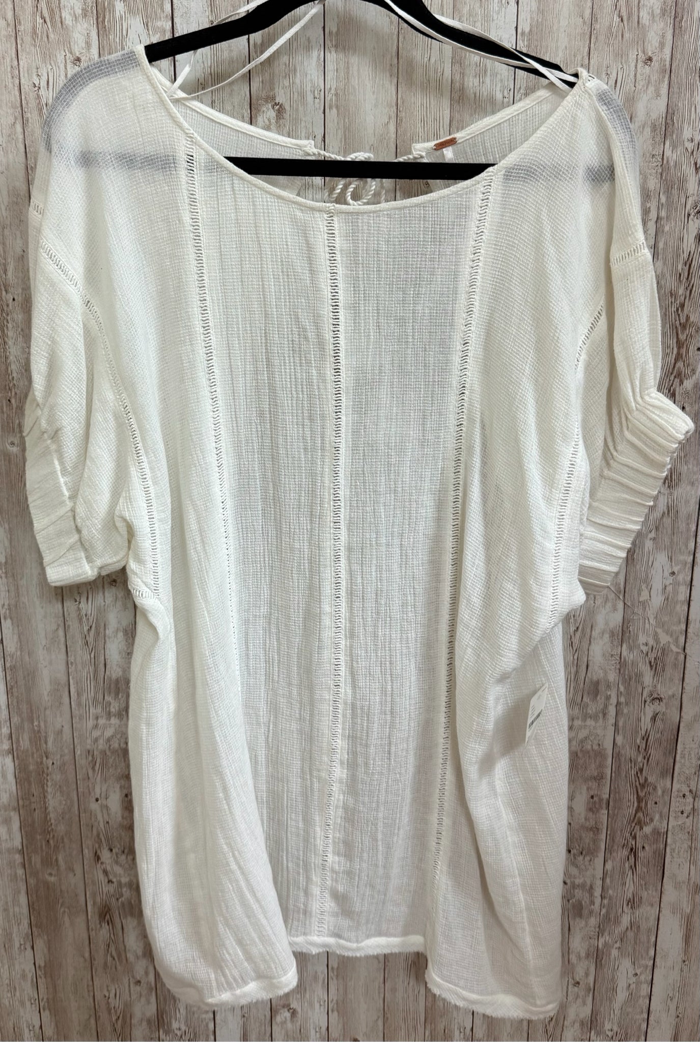 Size M FREE PEOPLE White Top