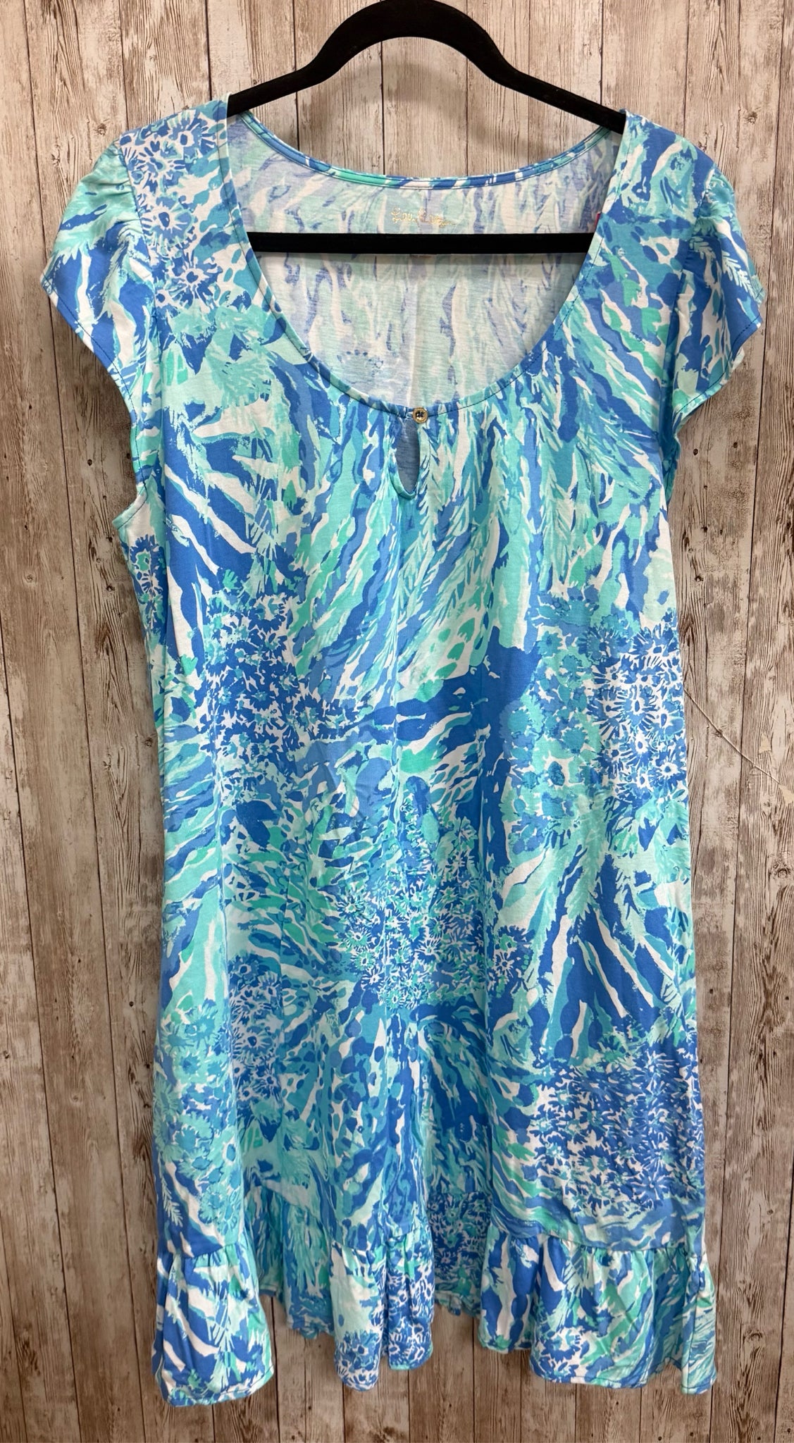 Size XL LILLY PULITZER Blue Print Dress