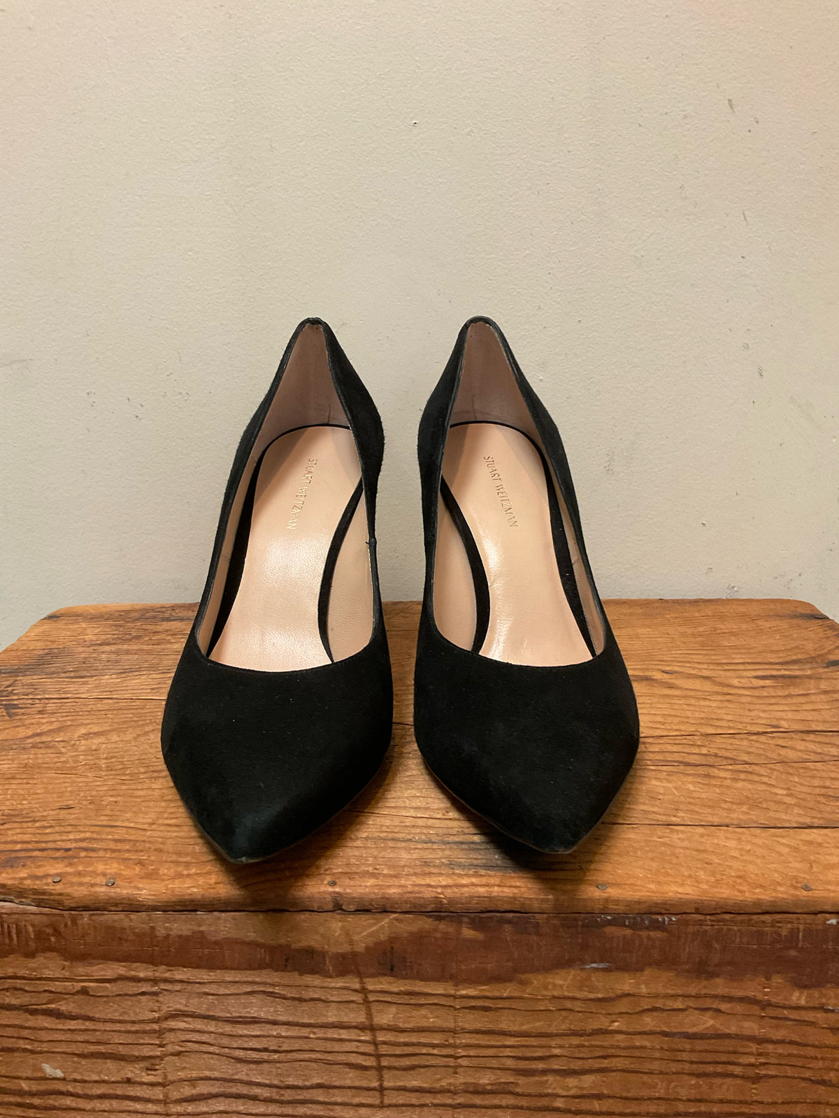 8.5 STUART WEITZMAN Black SHOES