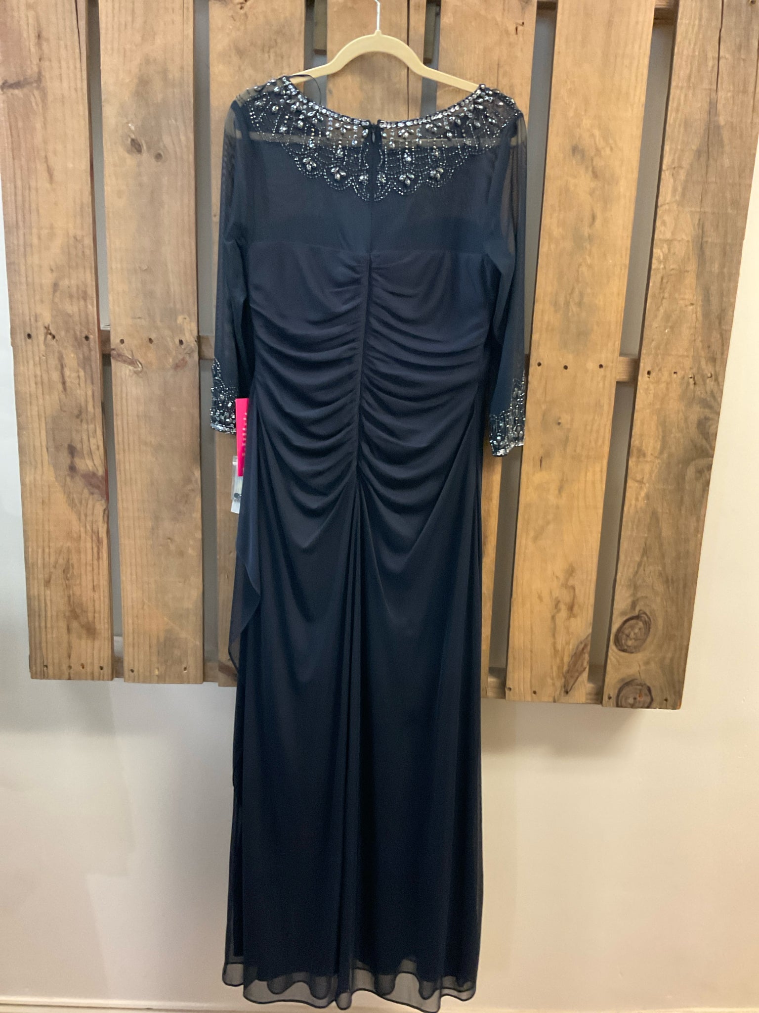 Size 10 ALEX EVENINGS Navy Dress