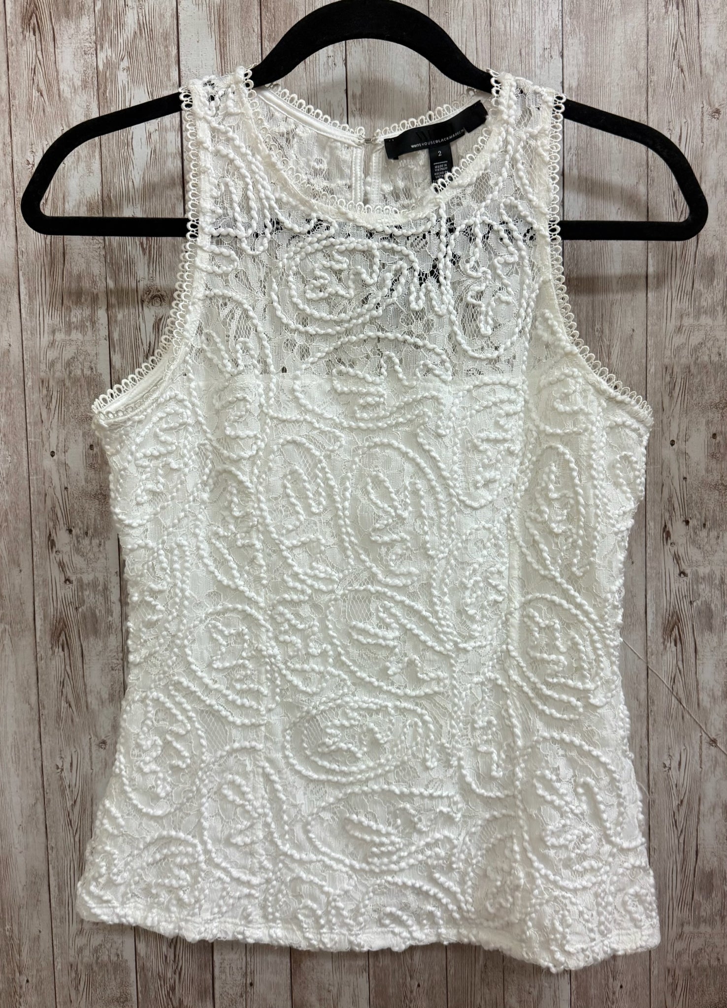 Size 2 WHITEHOUSE/BLACK MKT White Top