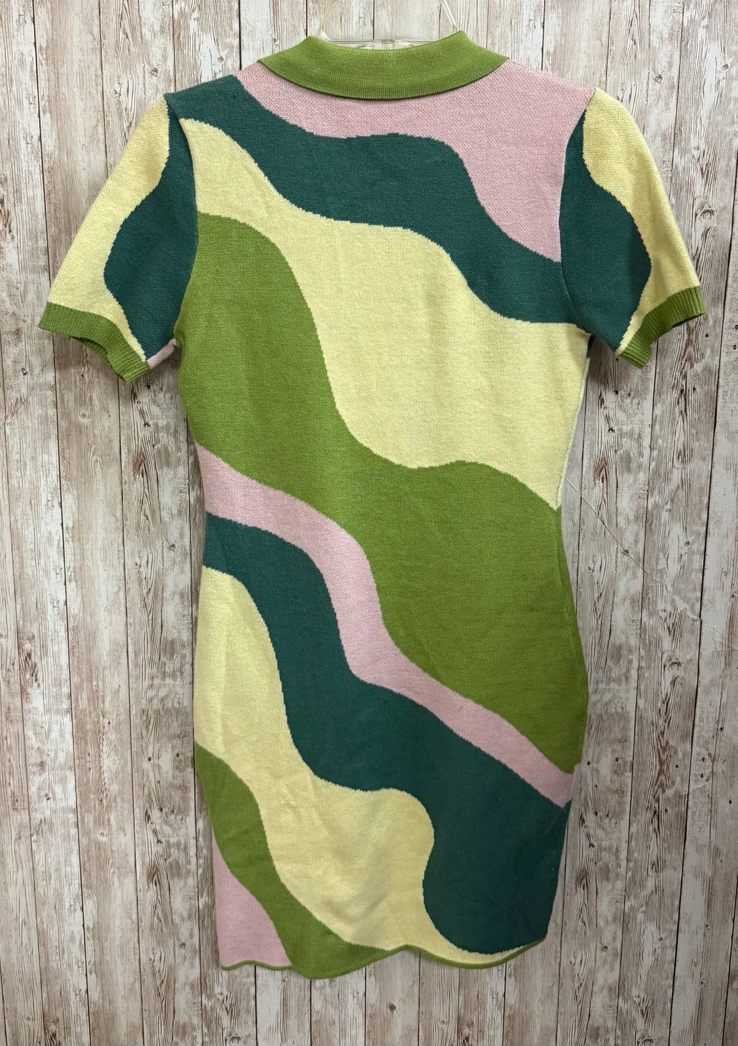 Size M BLUE BLUSH GREEN MULTI Dress