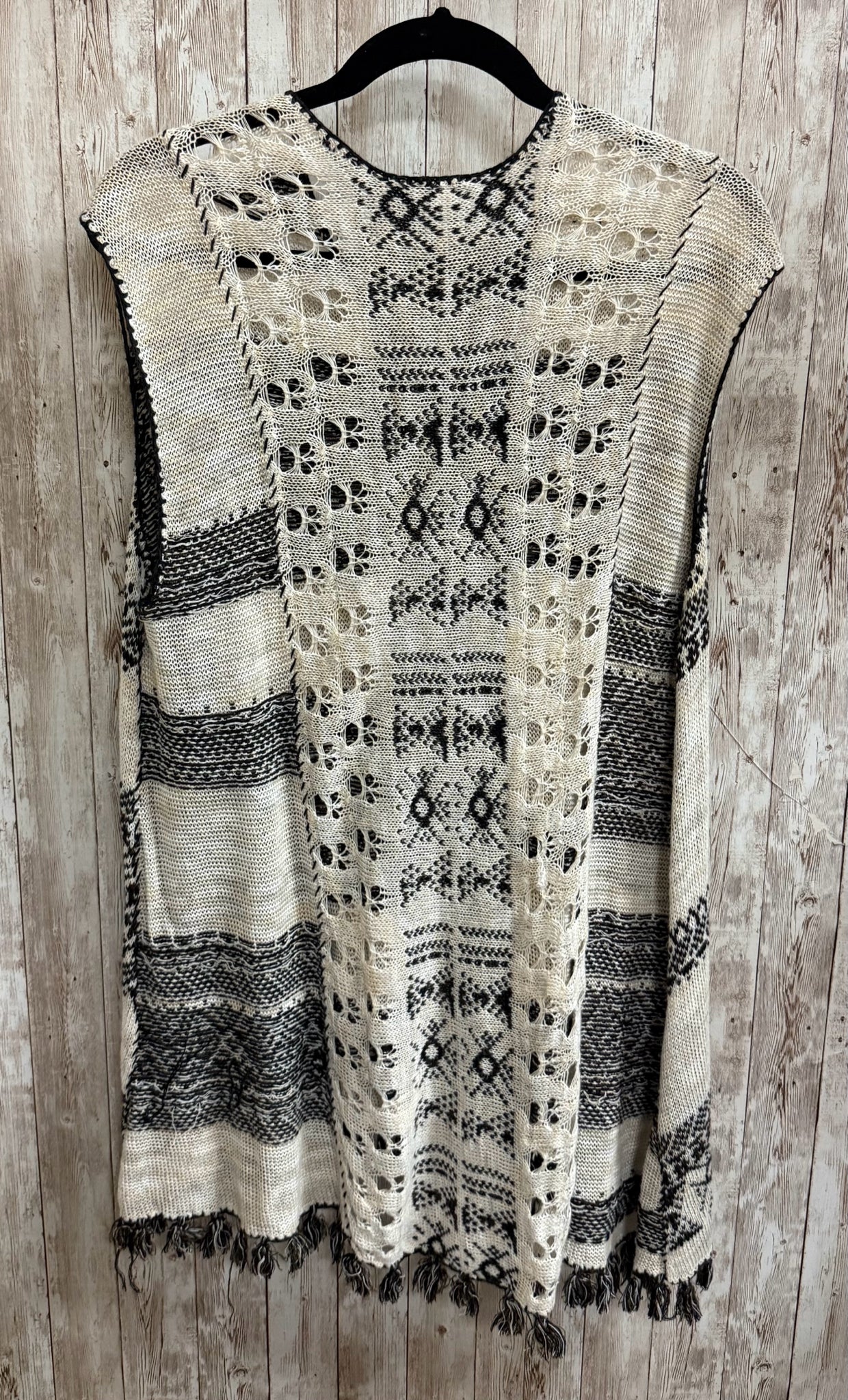 Size S FREE PEOPLE Beige Print Top