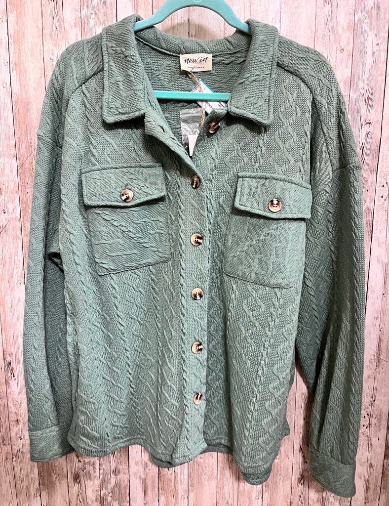 Size L NEW IN Green Top