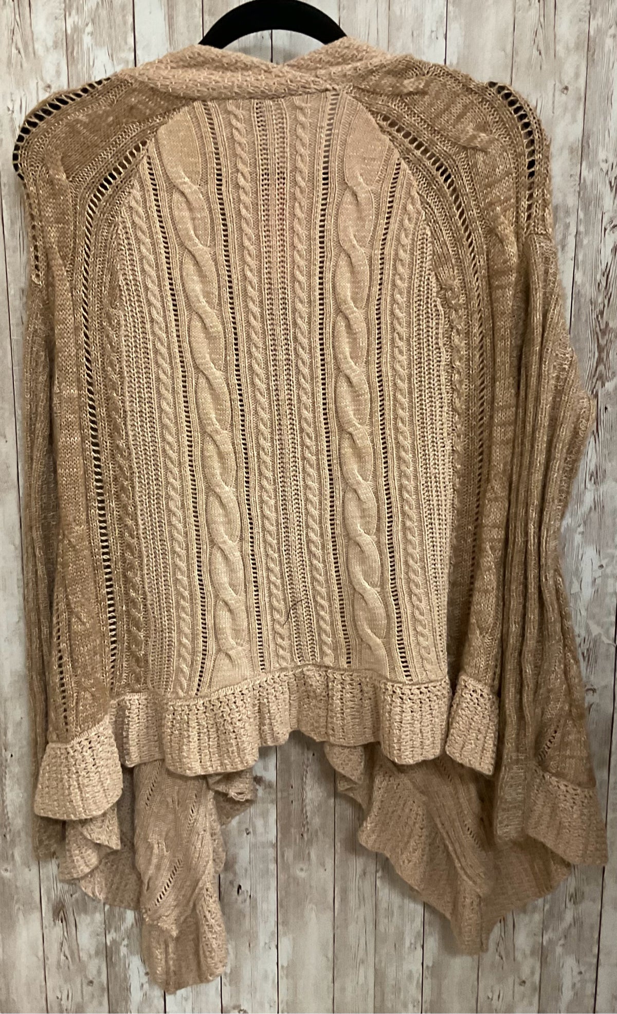 Size S FREE PEOPLE Tan Cardigan