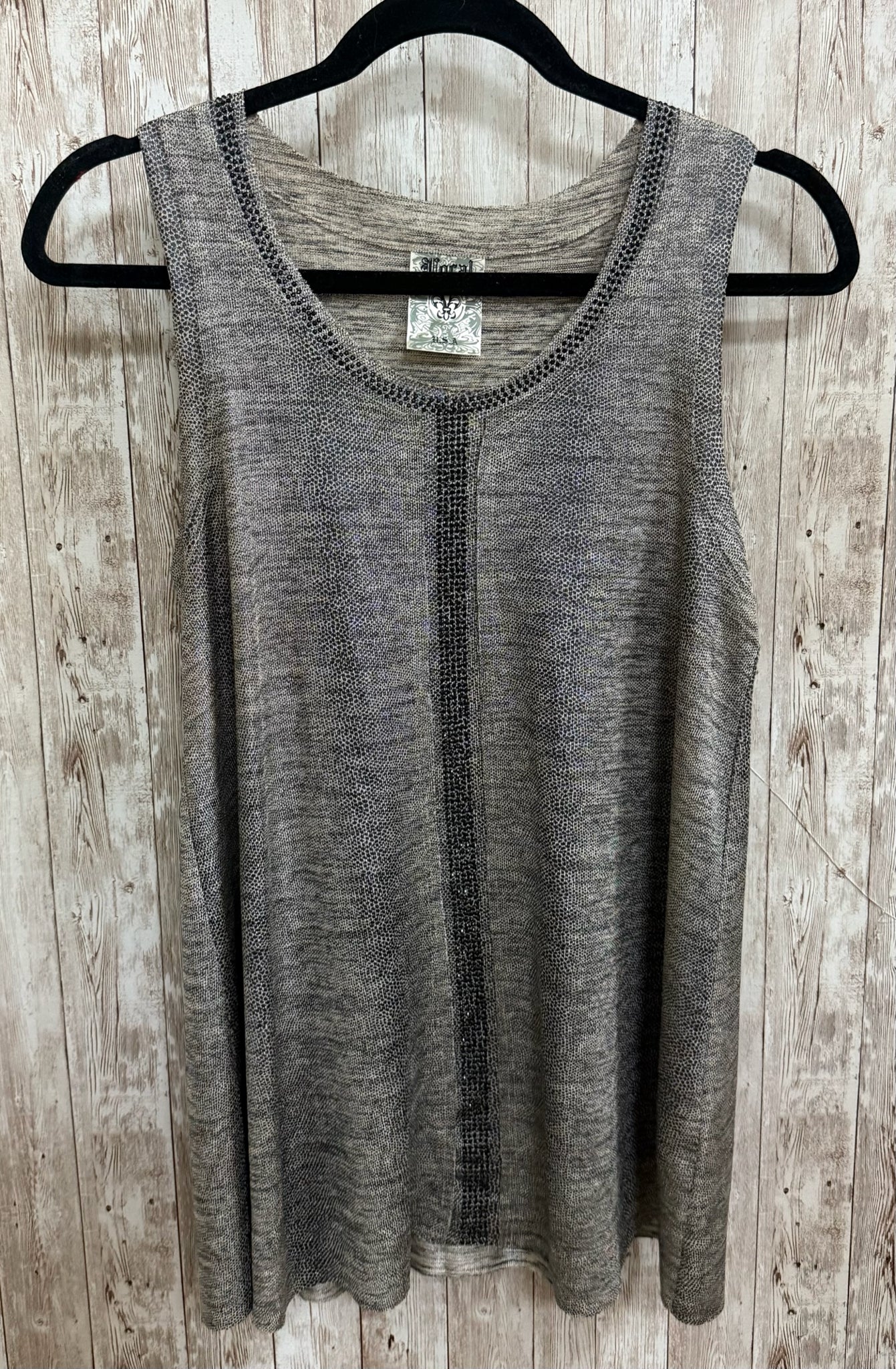 Size S VOCAL TAN PRINT Top