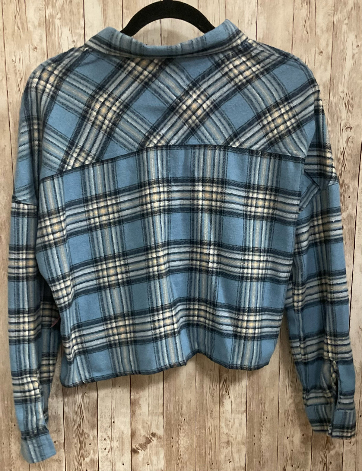 Size L MILA & TIFF BLUE PLAID Top