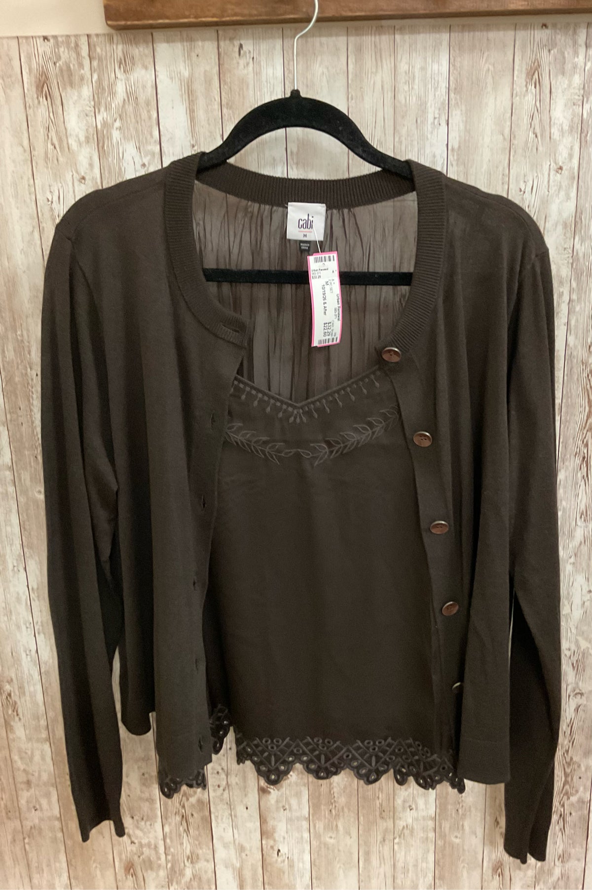 Size M CABI Brown 2 PC SET