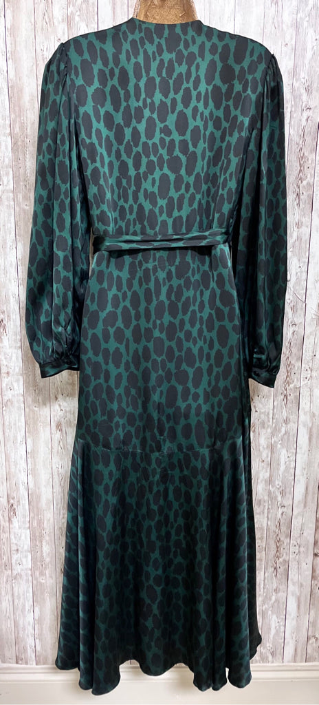 Size S CABALLERO GREEN AND BLACK Dress