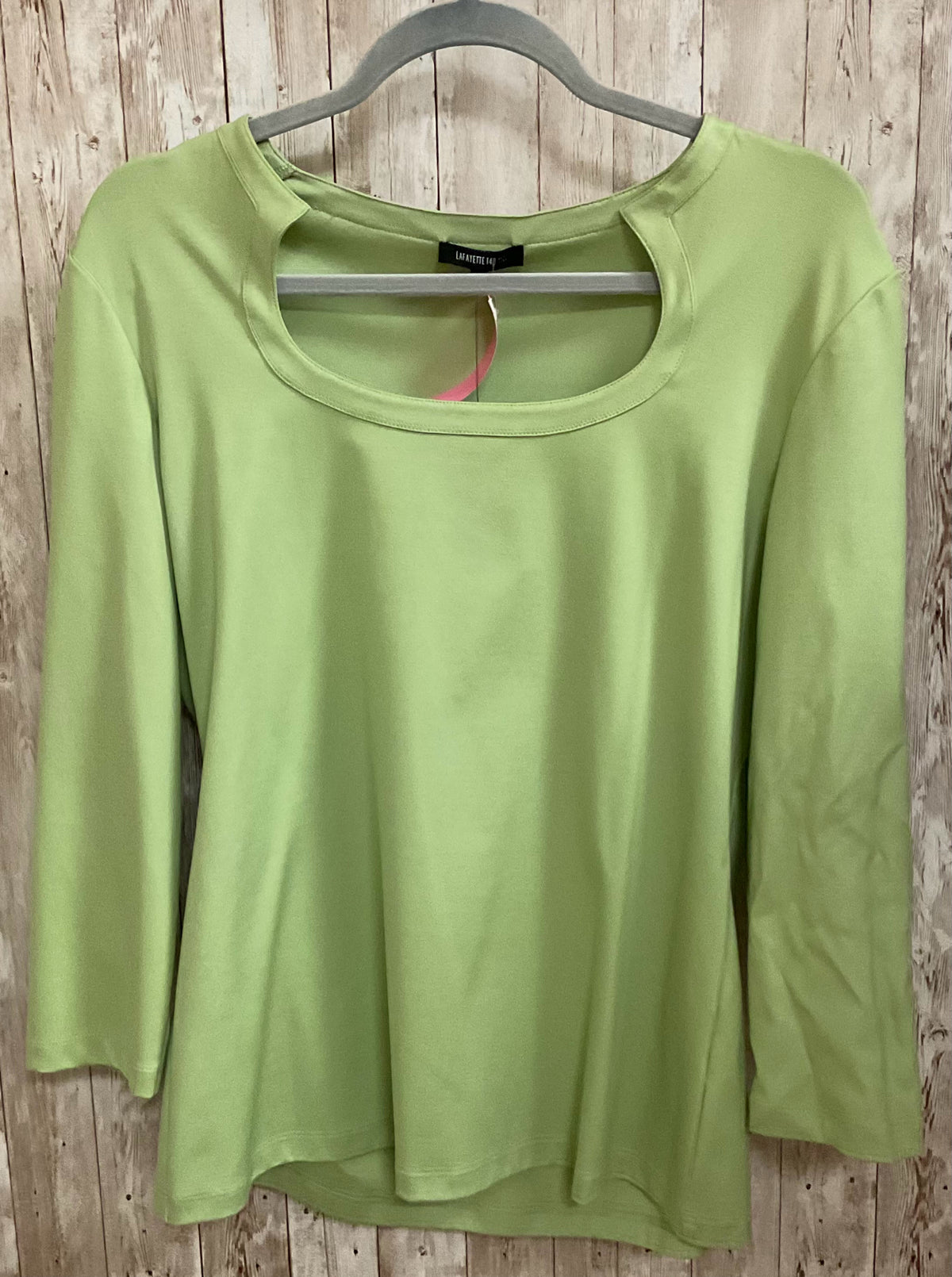 Size L LAFAYETTE 148 Light Green Top