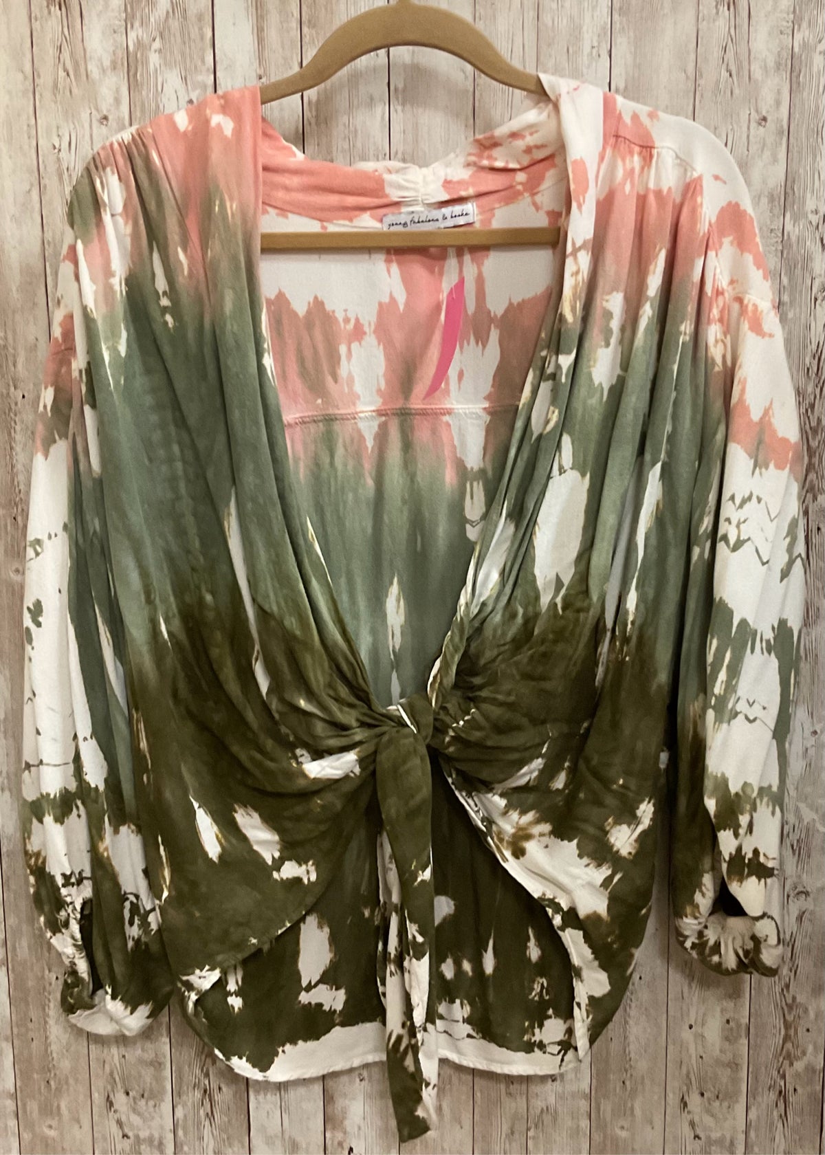 Size S YOUNG FABULOUS&BROKE BEIGE MULTI Top
