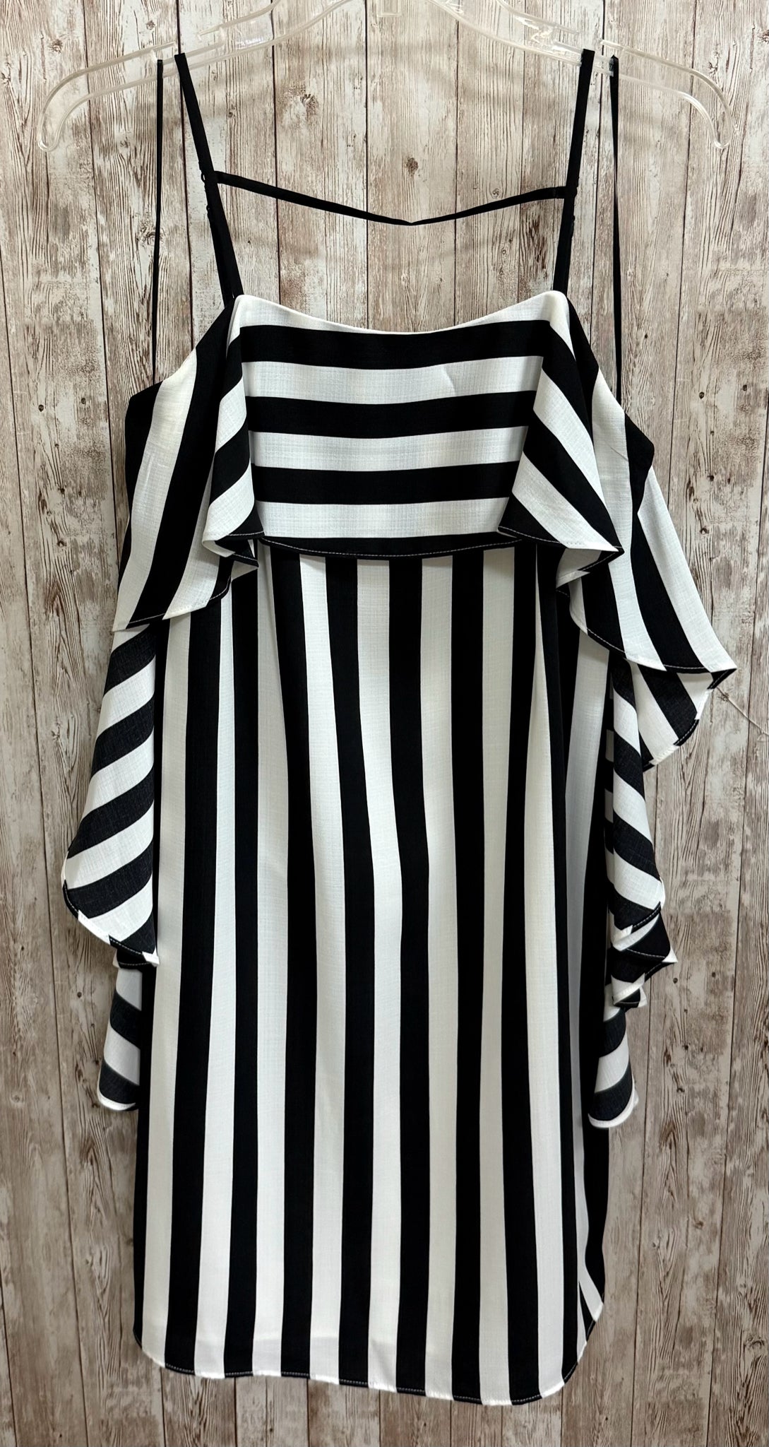 Size 2 NICOLE MILLER BLACK AND WHITE Dress