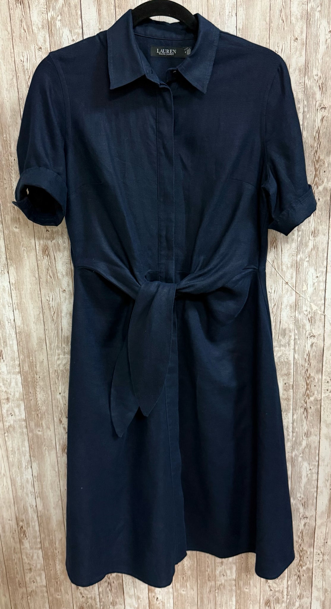 Size 4 LAUREN Navy Dress