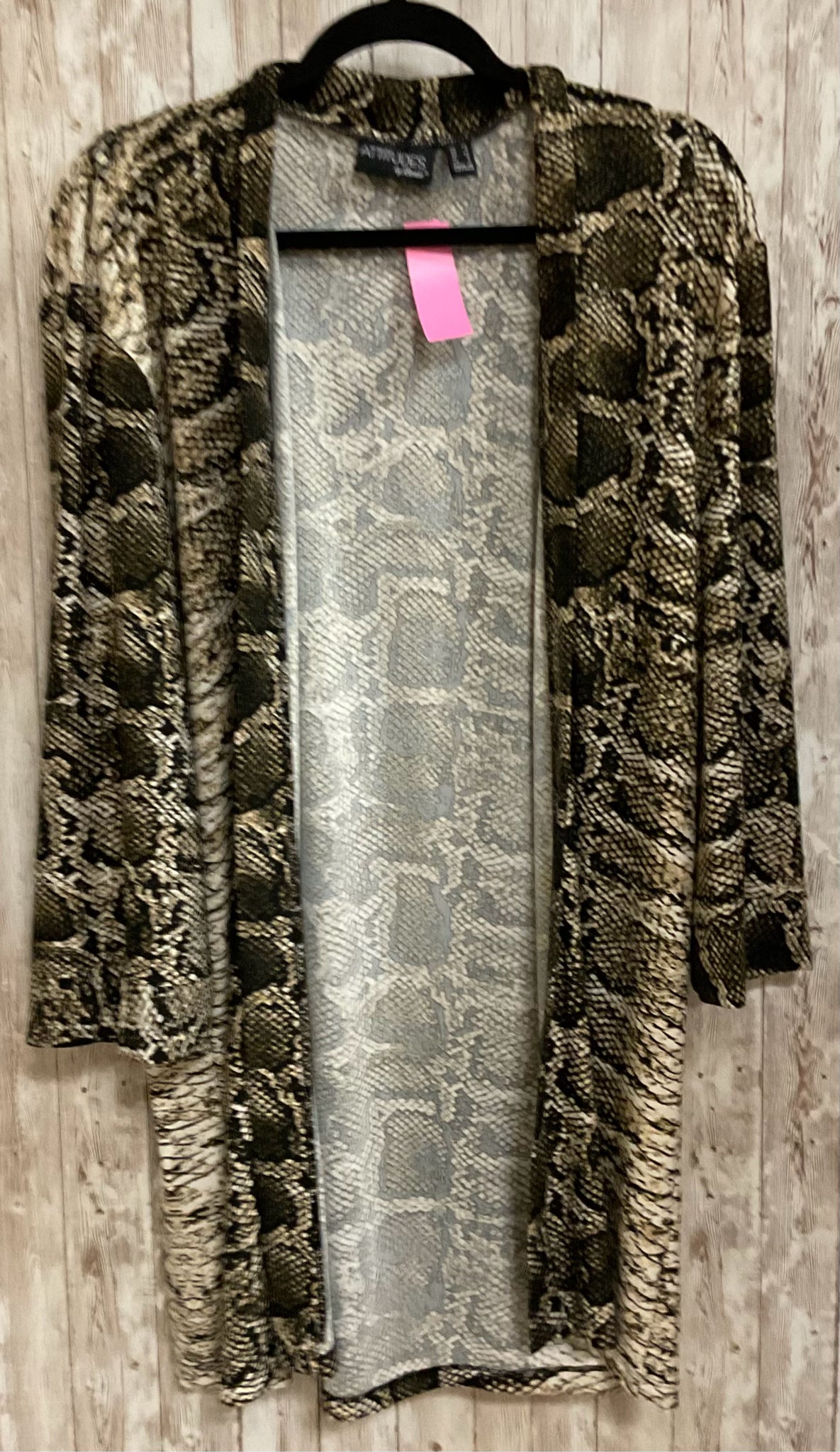 Size XS ATTITUDES BY RENEE SNAKE Duster